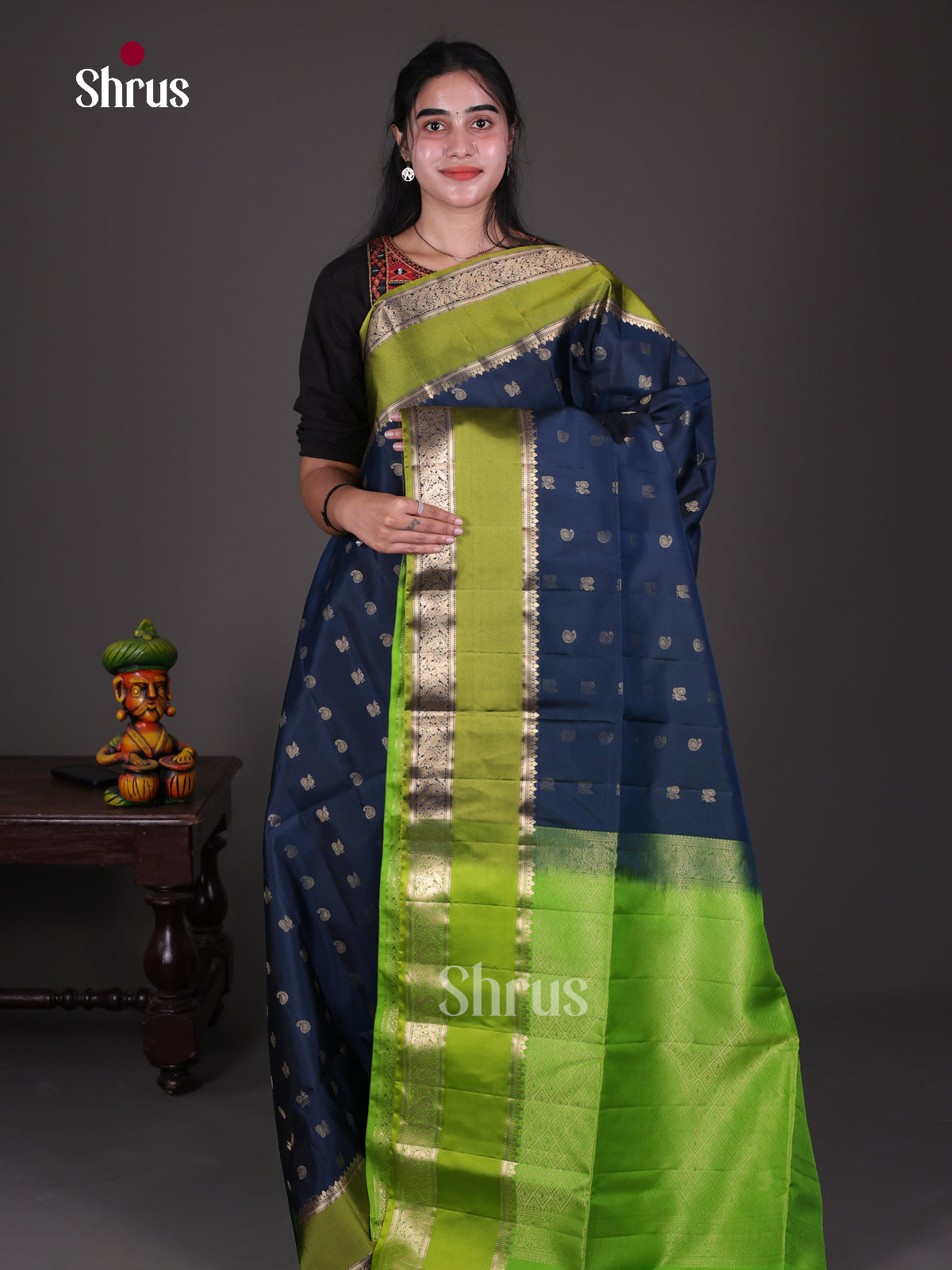 Soft Silk Saree - EES09004 - Shop on Shrus.com