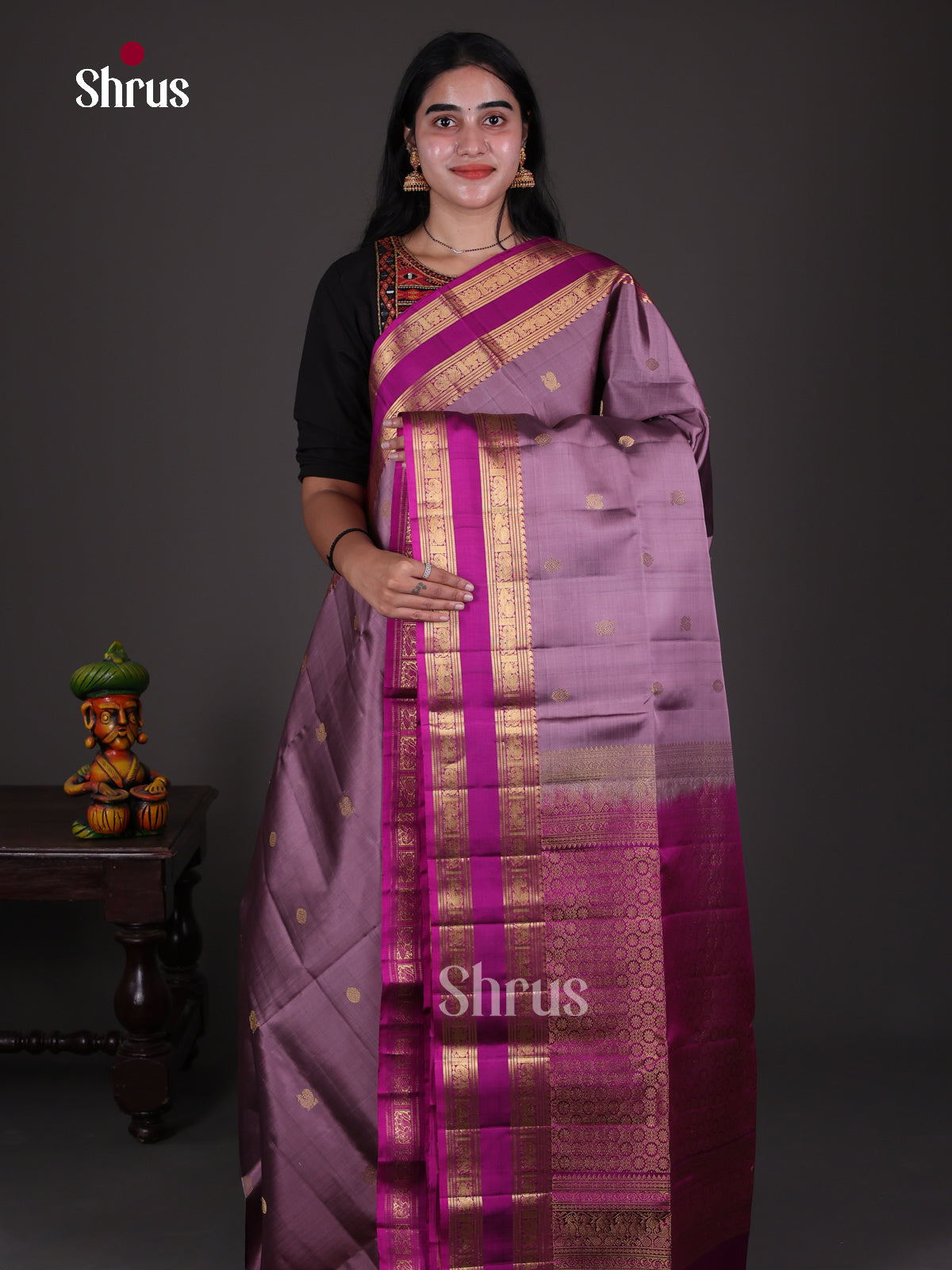 Soft Silk Saree - EES09012 - Shop on Shrus.com