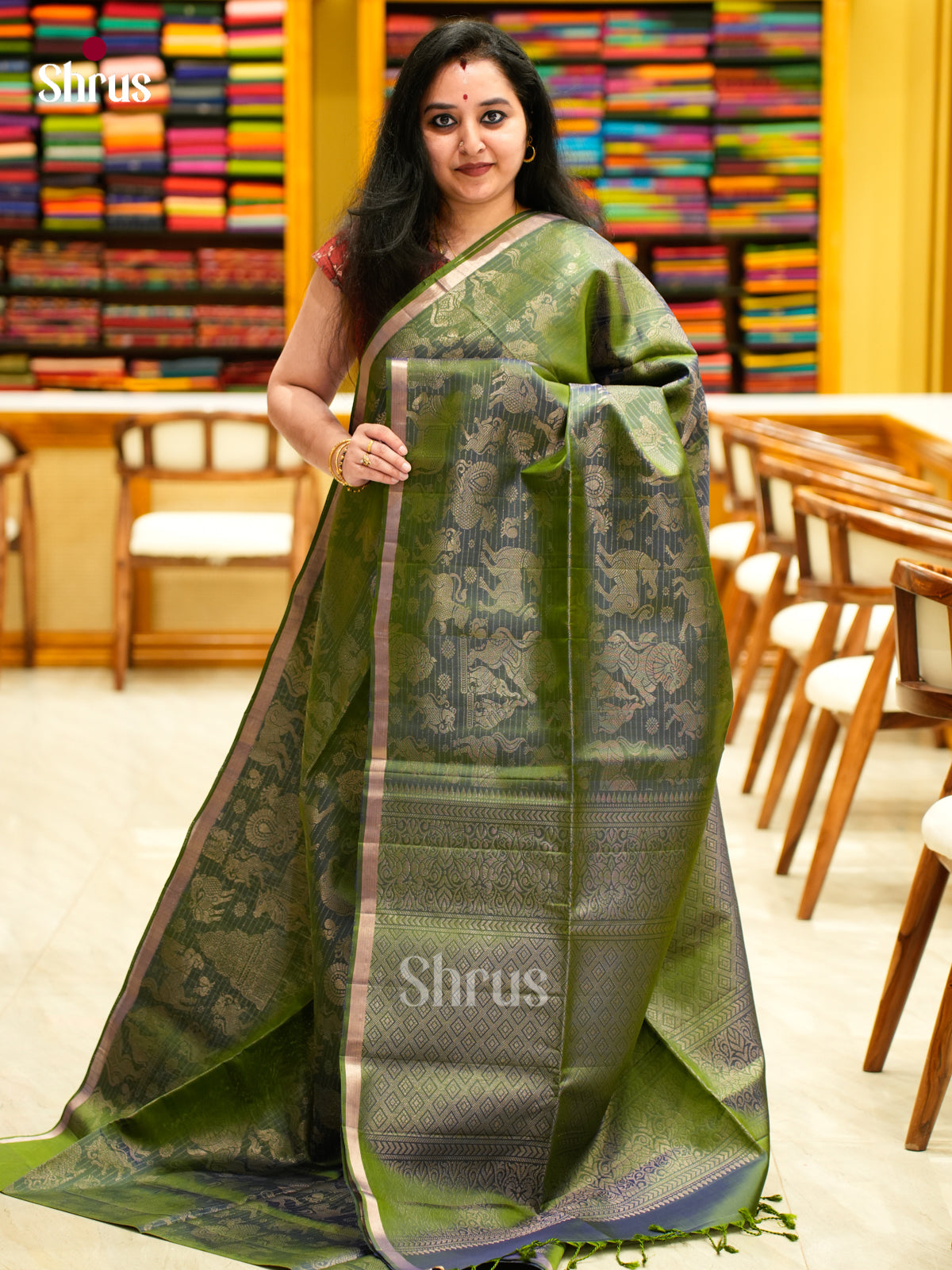 Soft Silk Saree - EES11001 - Shop on Shrus.com