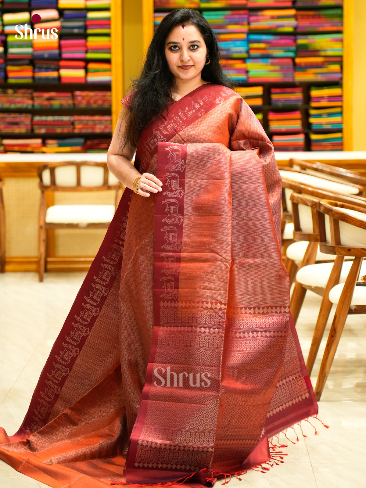 Soft Silk Saree - EES11002 - Shop on Shrus.com