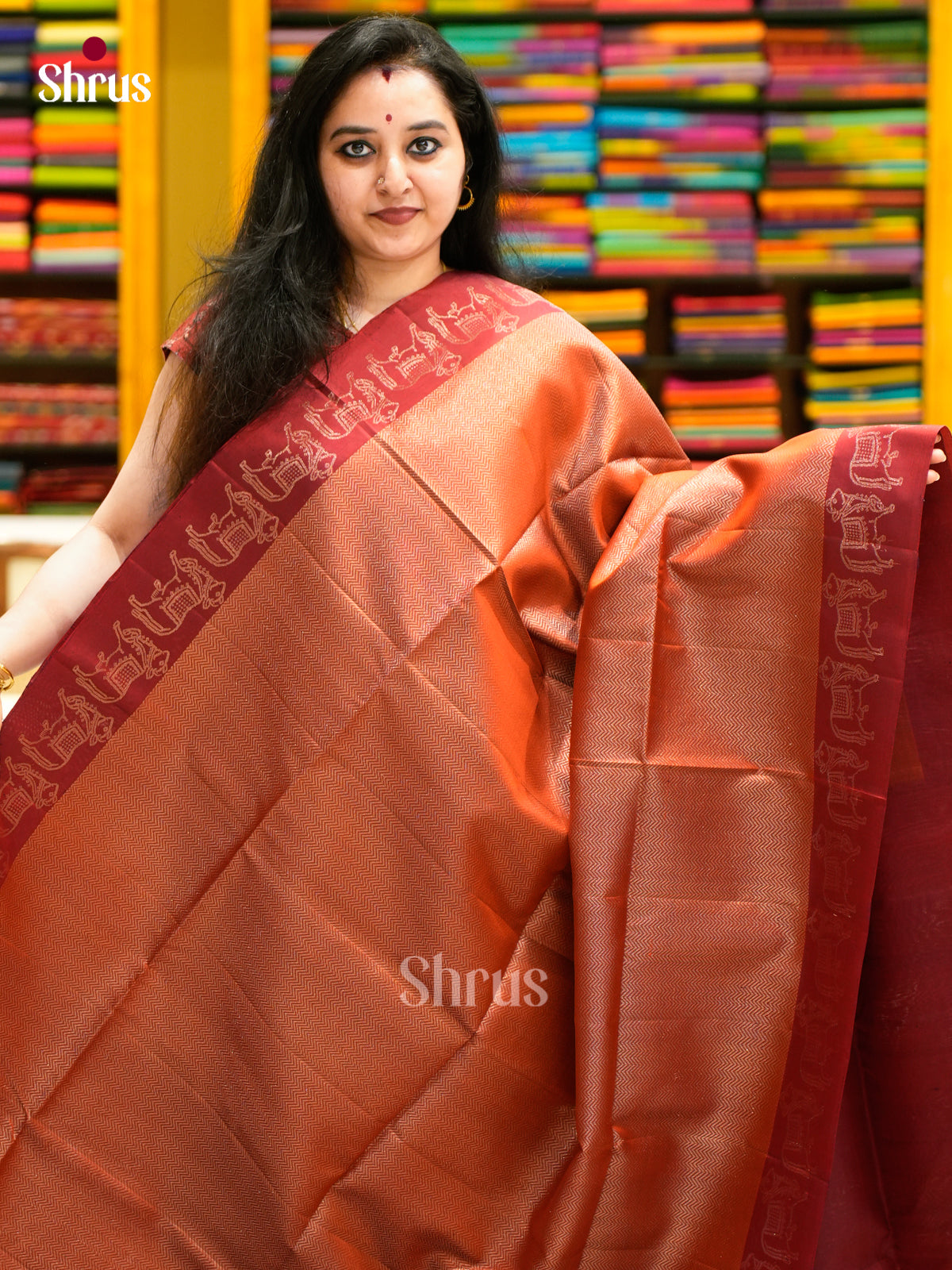 Soft Silk Saree - EES11002 - Shop on Shrus.com