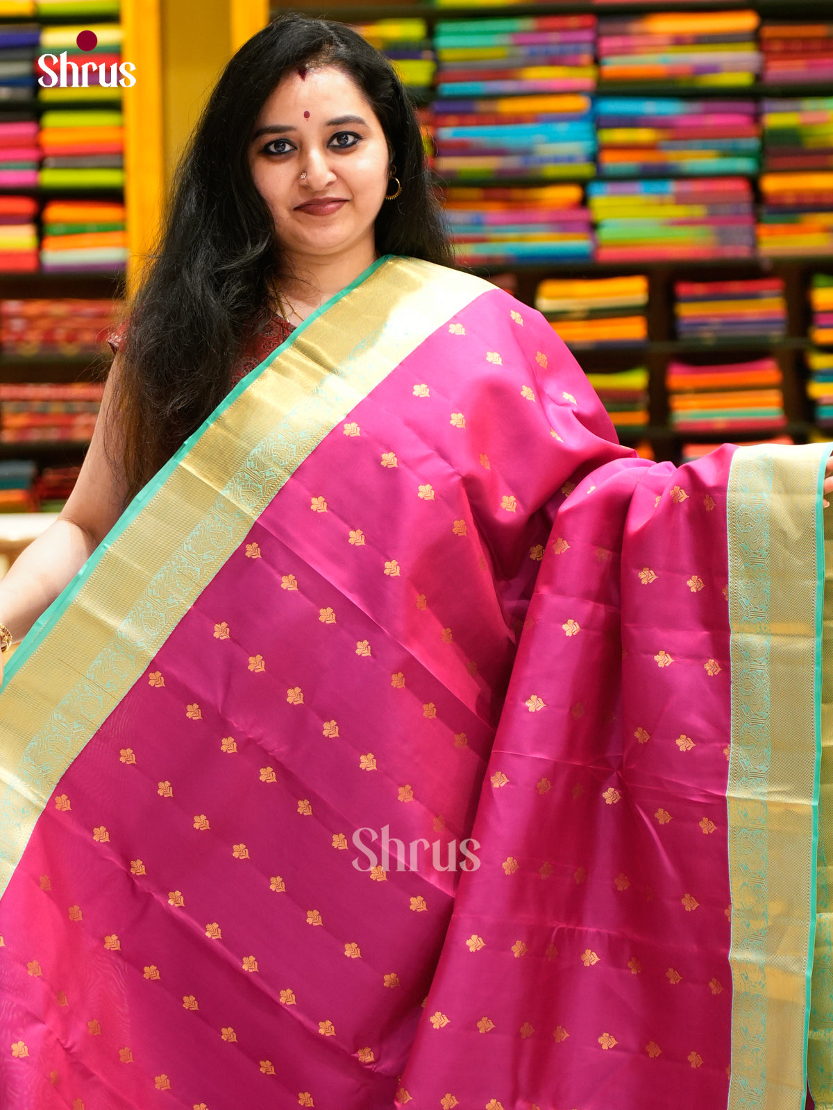 Kanchipuram-halfpure Saree - EES11039 - Shop on Shrus.com