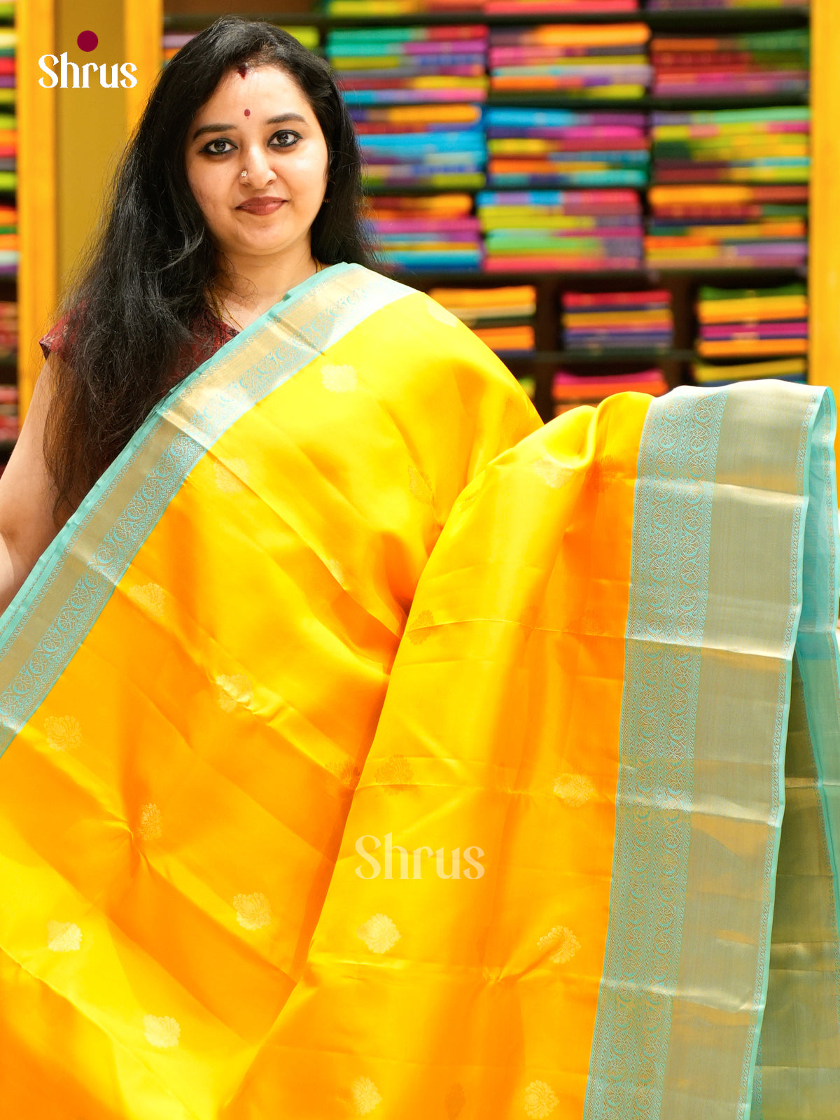 Kanchipuram-halfpure Saree - EES11043 - Shop on Shrus.com
