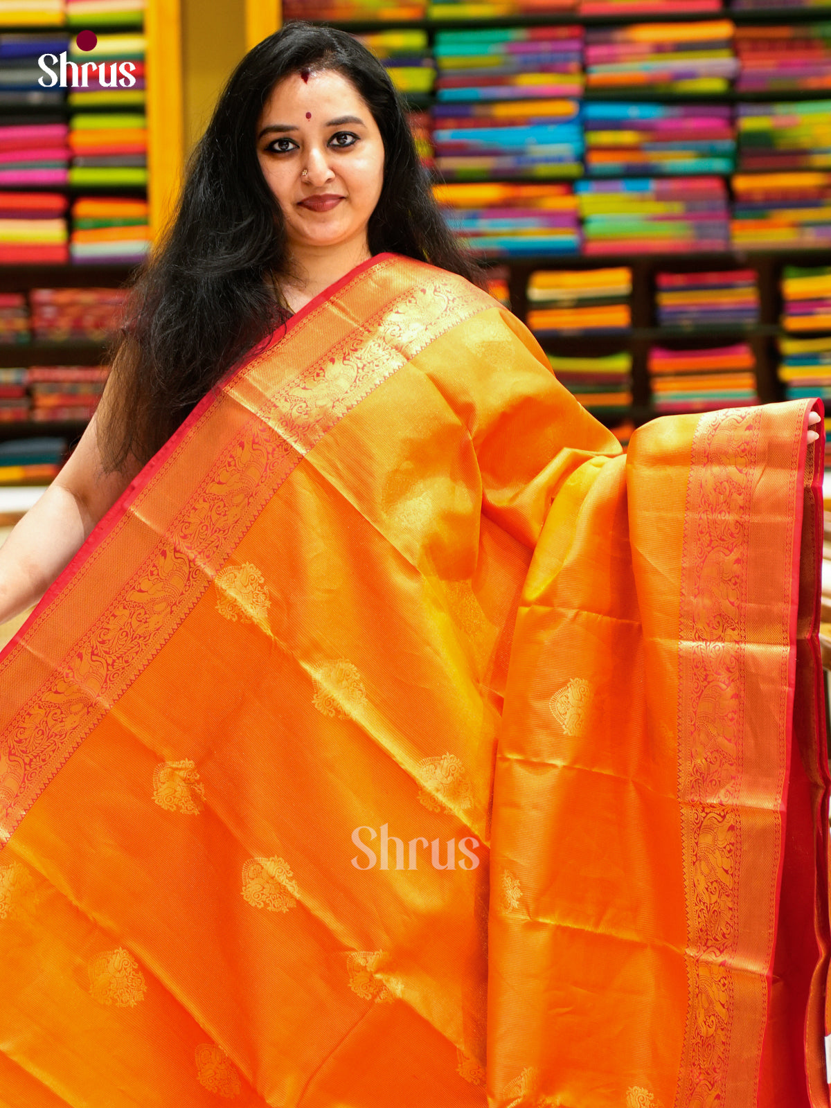 Kanchipuram-halfpure Saree - EES11045 - Shop on Shrus.com