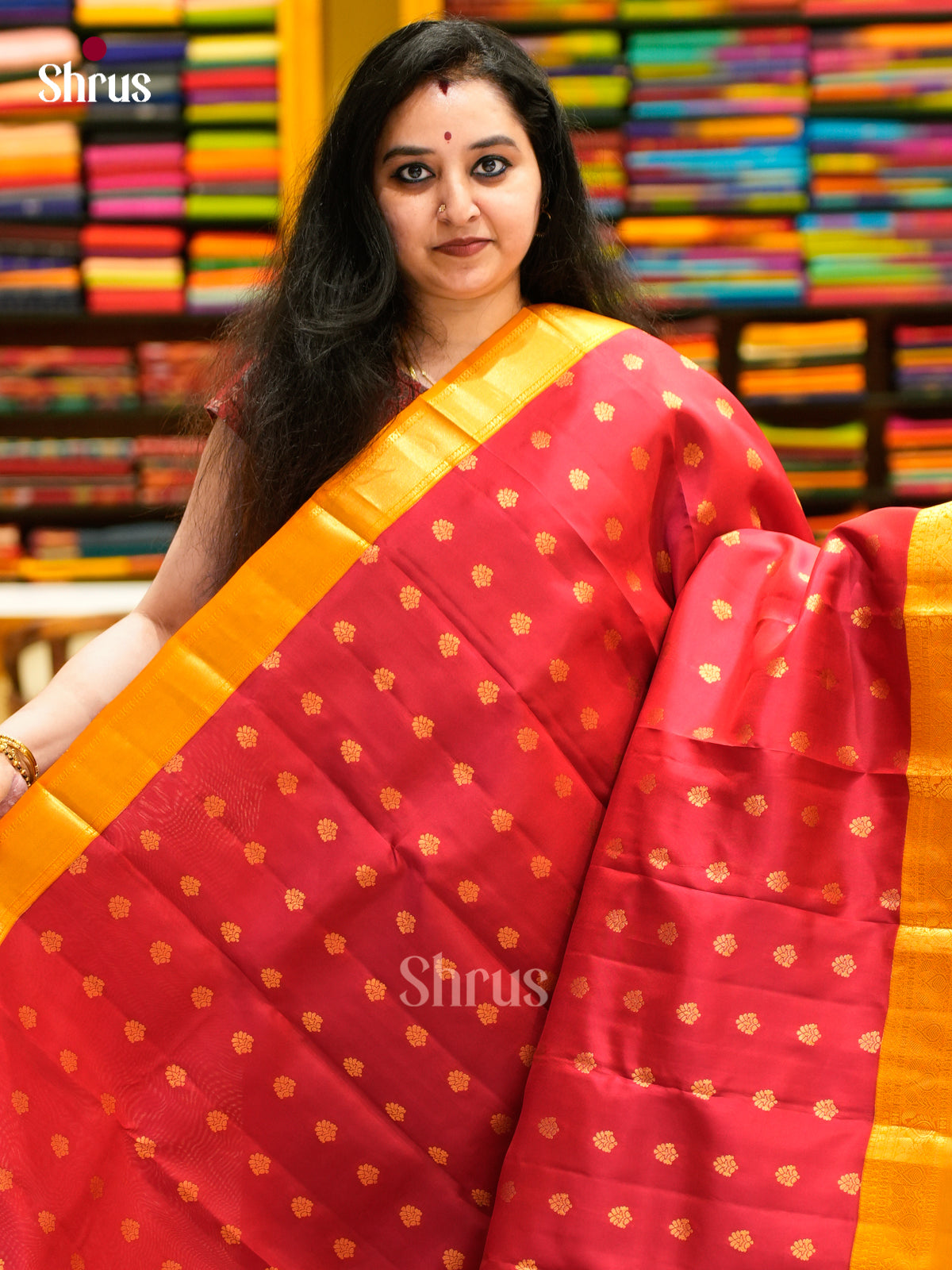 Kanchipuram-halfpure Saree - EES11054 - Shop on Shrus.com