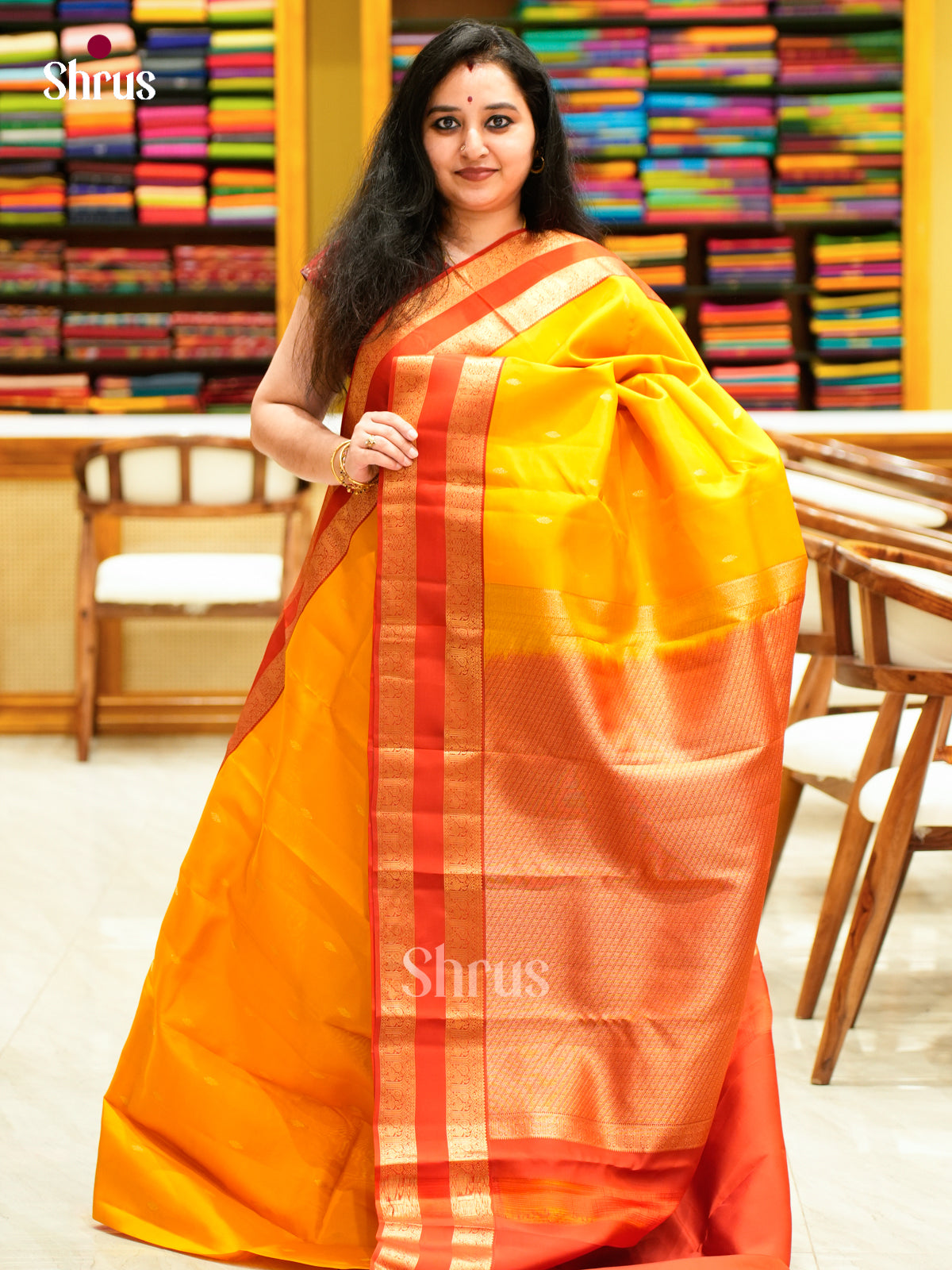 Kanchipuram-halfpure Saree - EES11059 - Shop on Shrus.com