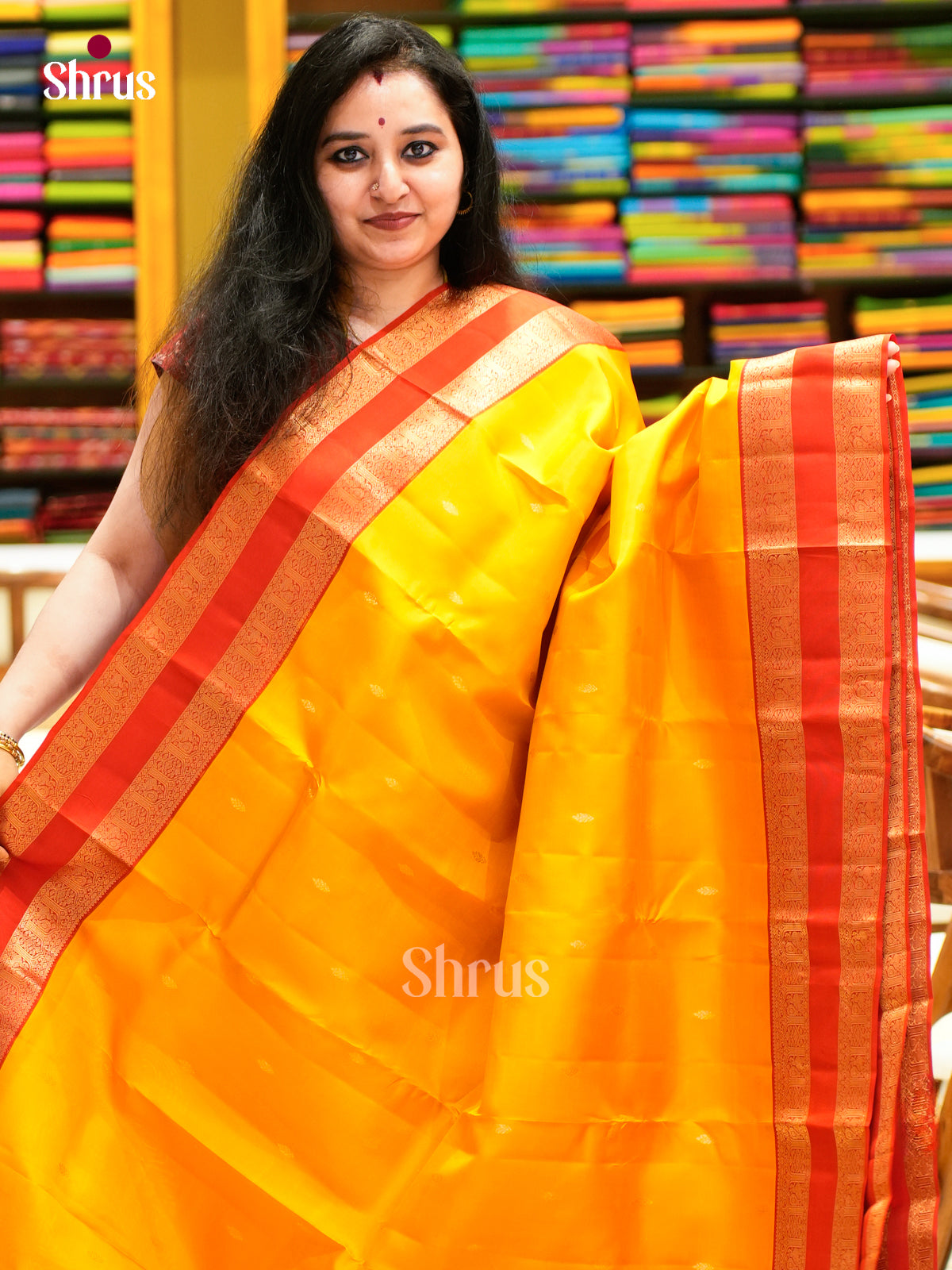 Kanchipuram-halfpure Saree - EES11059 - Shop on Shrus.com
