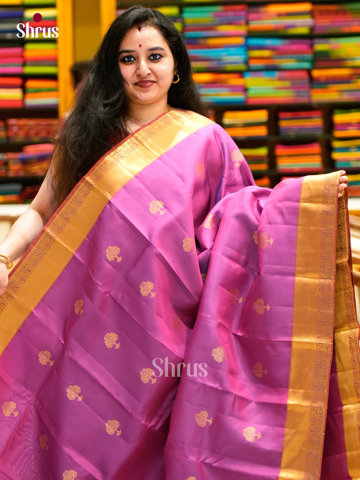 Kanchipuram-halfpure Saree - EES11069 - Shop on Shrus.com