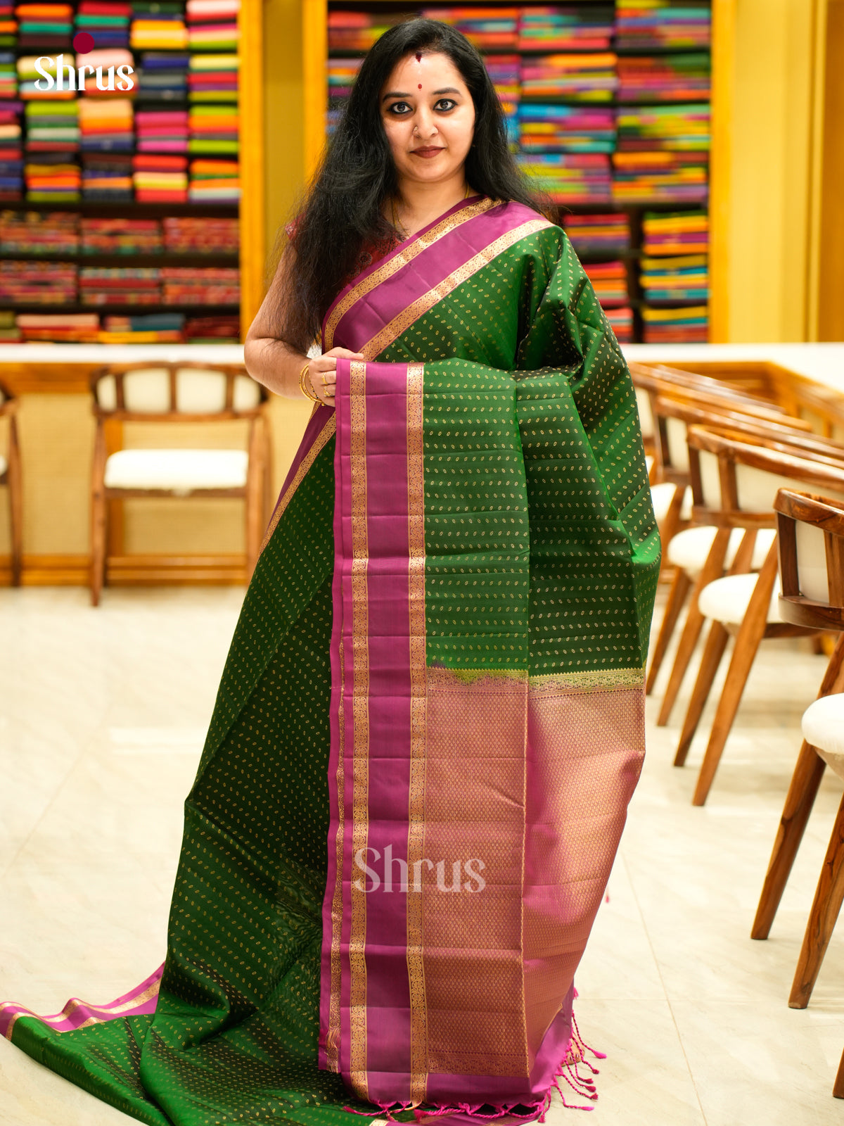 Softsilk-halfpure Saree - EES11086 - Shop on Shrus.com
