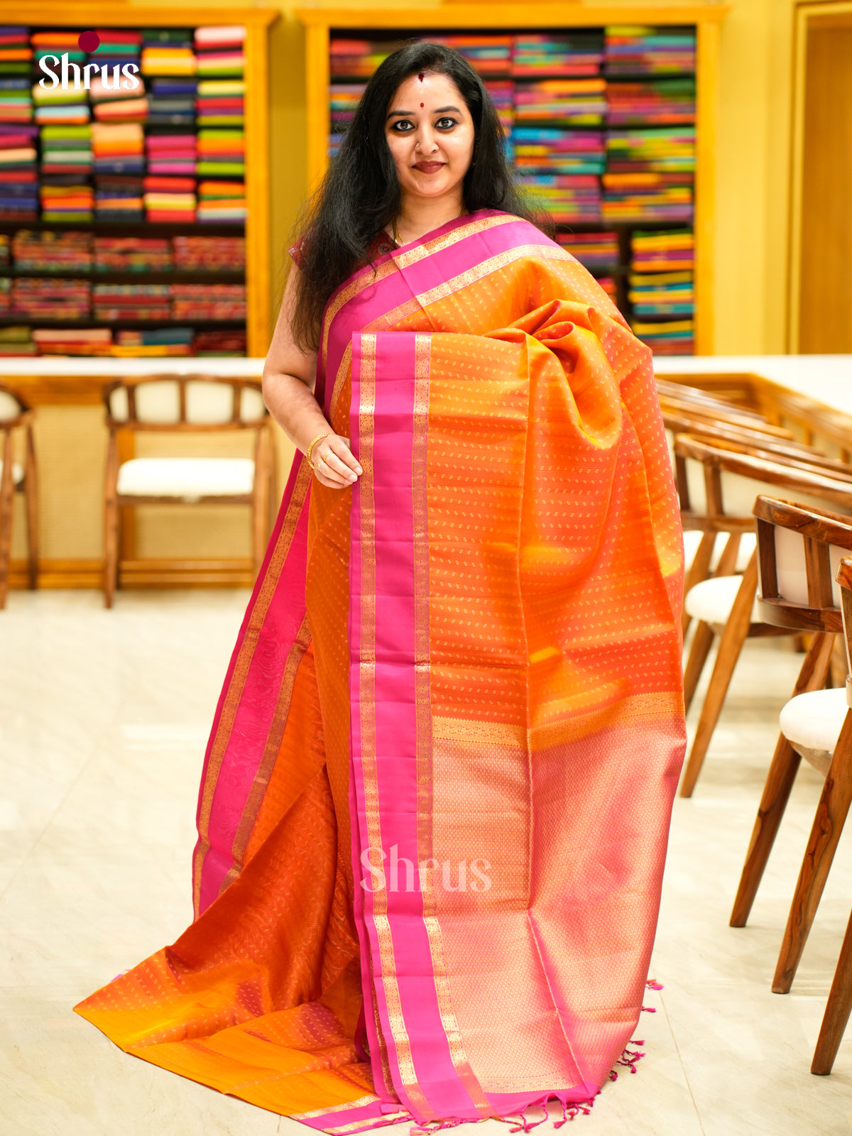 Softsilk-halfpure Saree - EES11088 - Shop on Shrus.com