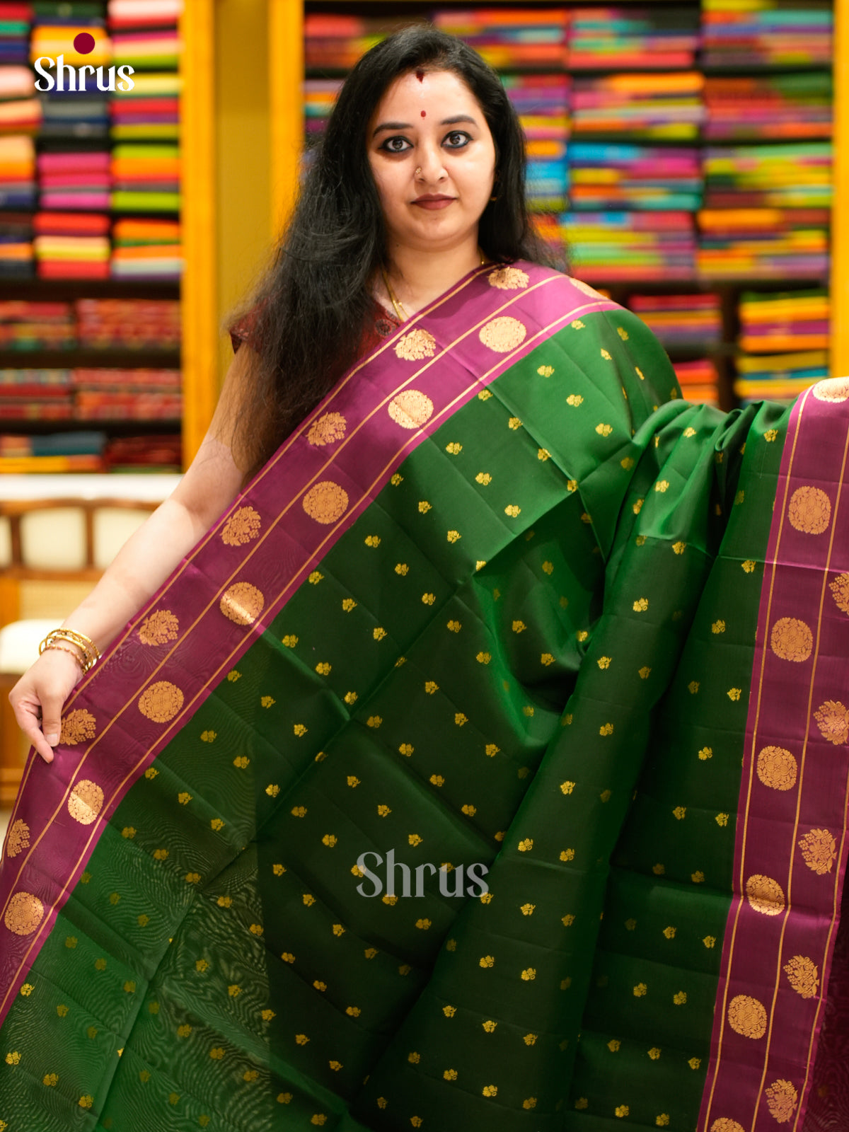 Softsilk-halfpure Saree - EES11089 - Shop on Shrus.com