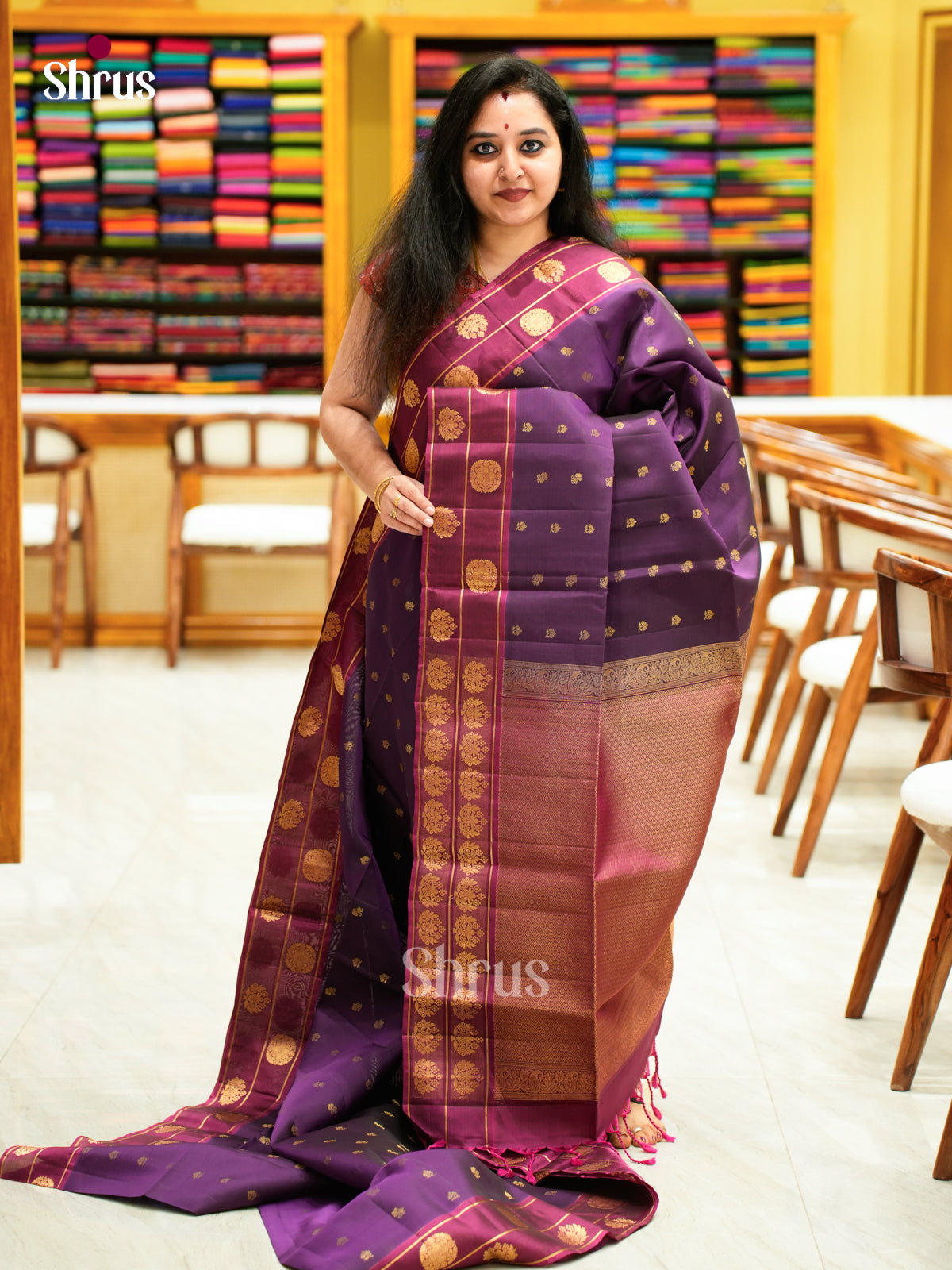 Softsilk-halfpure Saree - EES11090 - Shop on Shrus.com