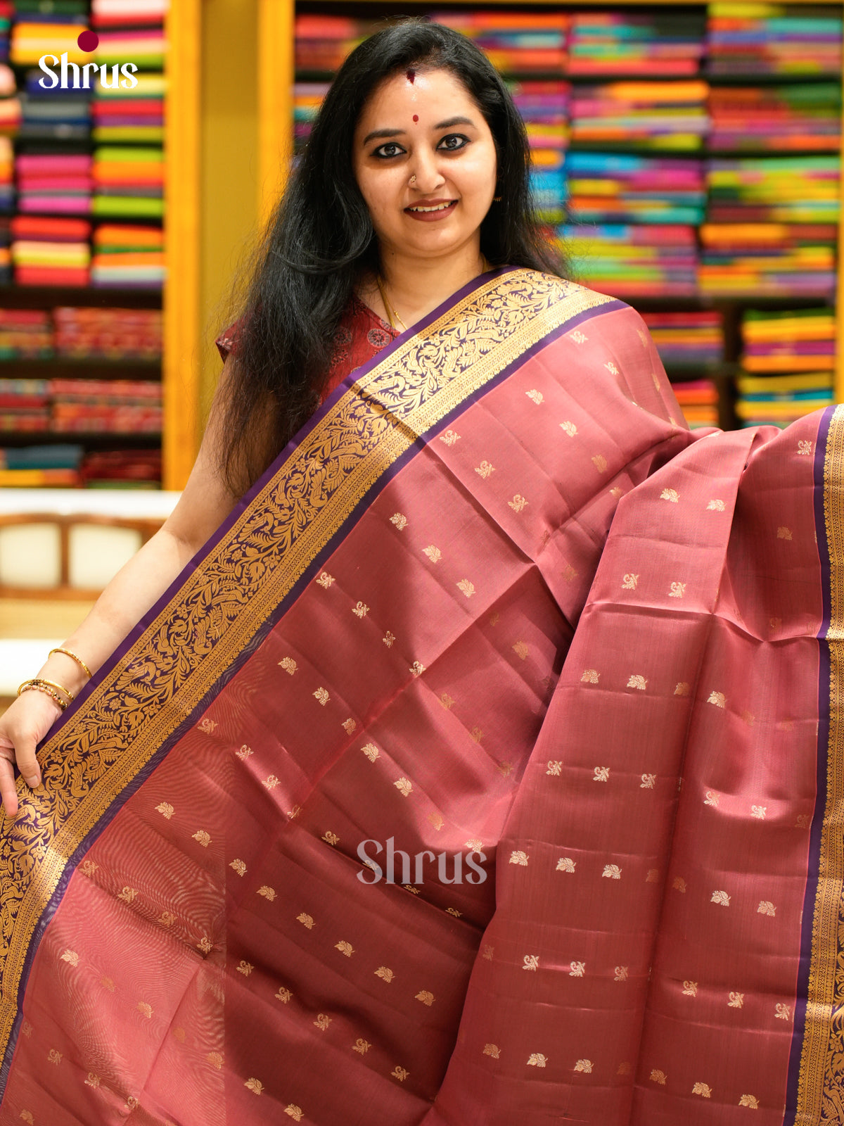 Softsilk-halfpure Saree - EES11091 - Shop on Shrus.com