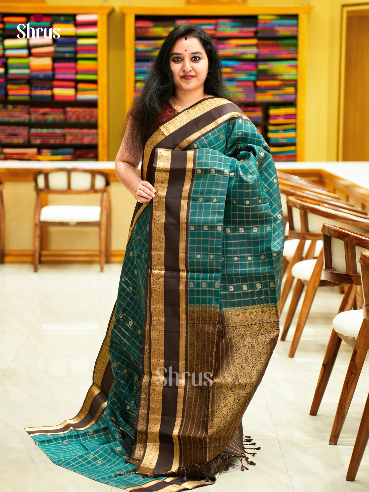 Softsilk-halfpure Saree - EES11094 - Shop on Shrus.com