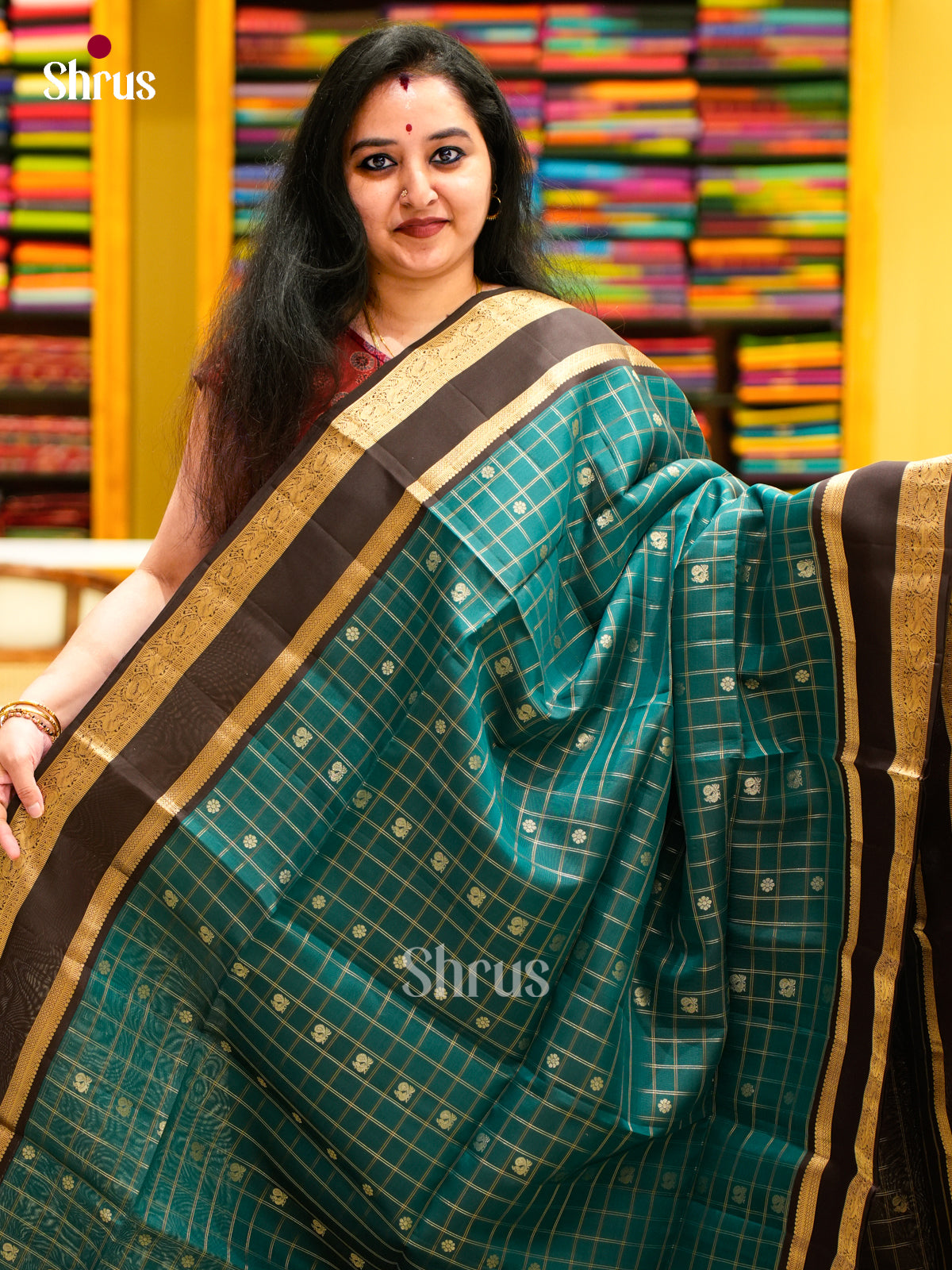 Softsilk-halfpure Saree - EES11094 - Shop on Shrus.com