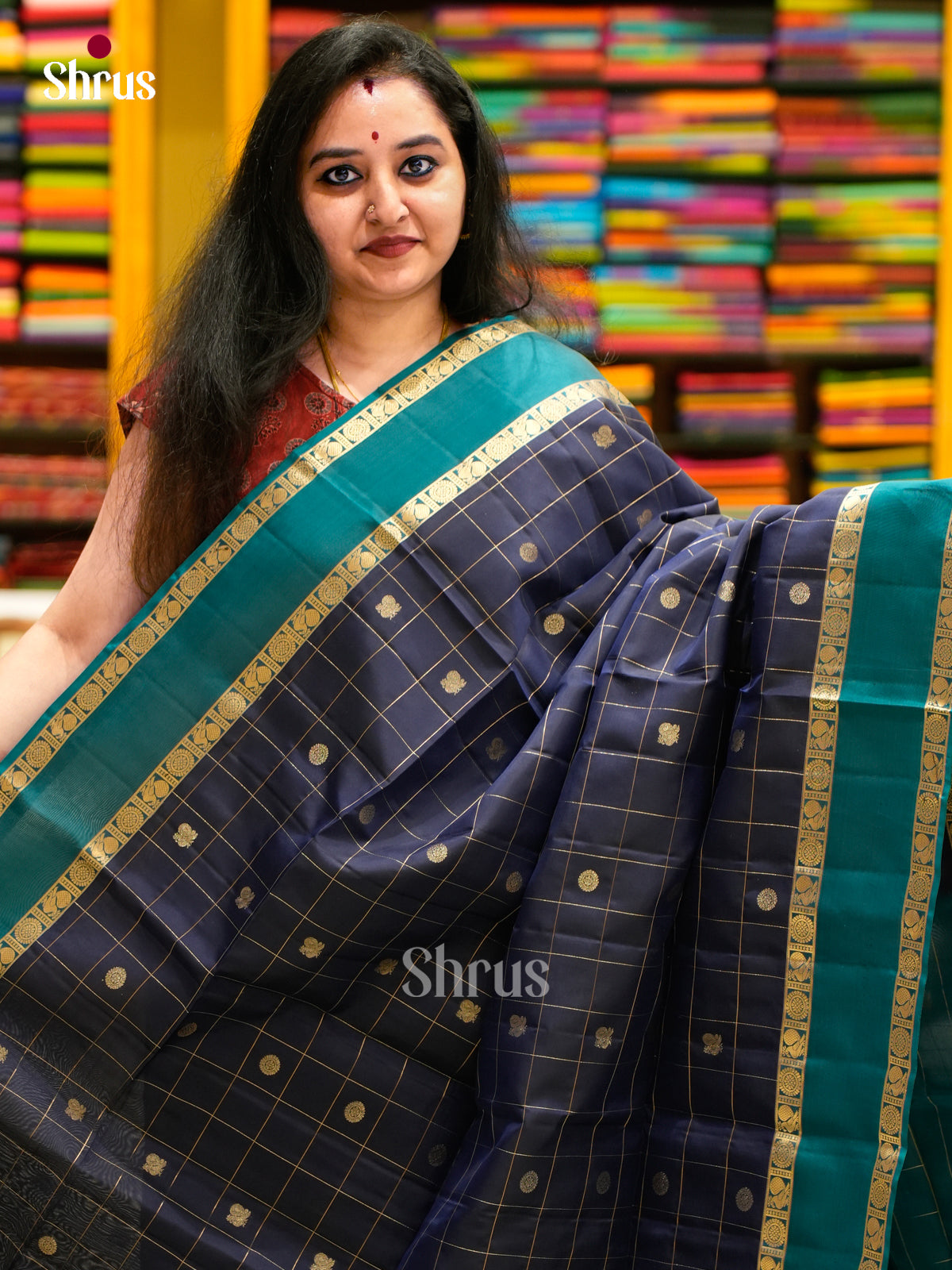 Softsilk-halfpure Saree - EES11096 - Shop on Shrus.com