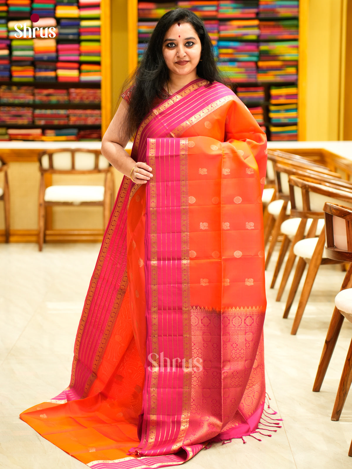 Softsilk-halfpure Saree - EES11099 - Shop on Shrus.com
