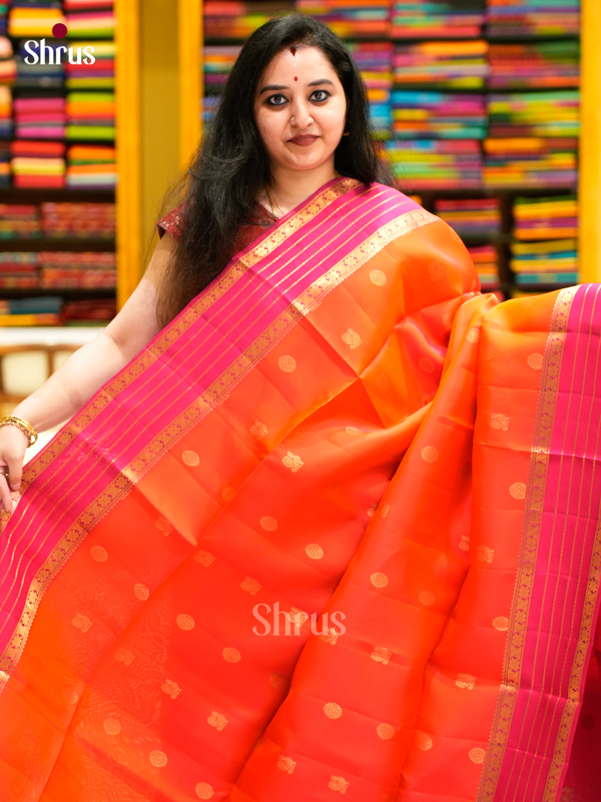 Softsilk-halfpure Saree - EES11099 - Shop on Shrus.com