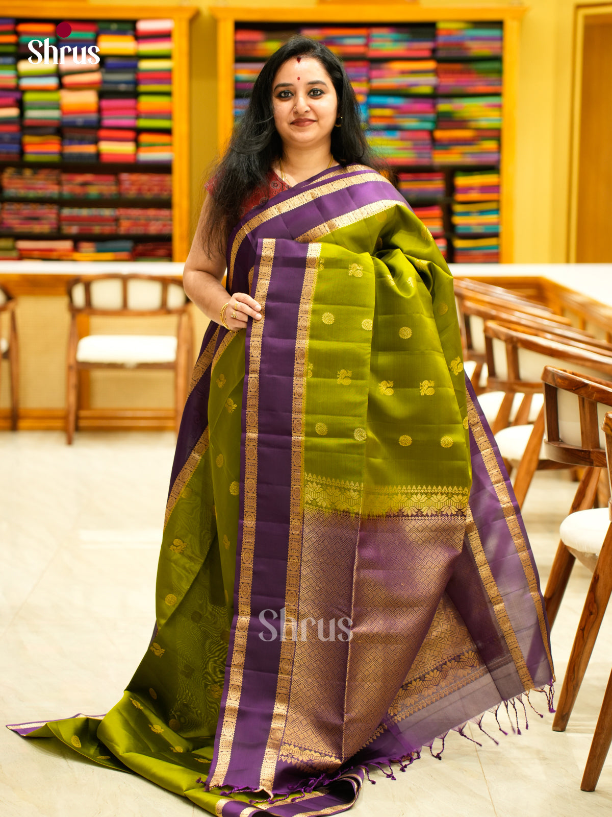 Softsilk-halfpure Saree - EES11103 - Shop on Shrus.com