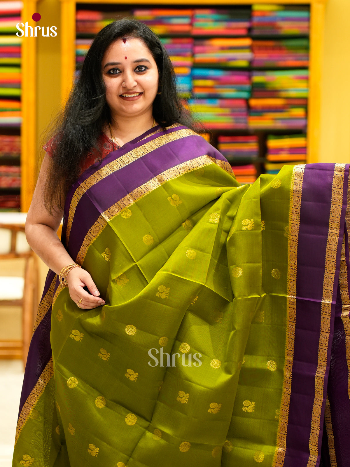 Softsilk-halfpure Saree - EES11103 - Shop on Shrus.com