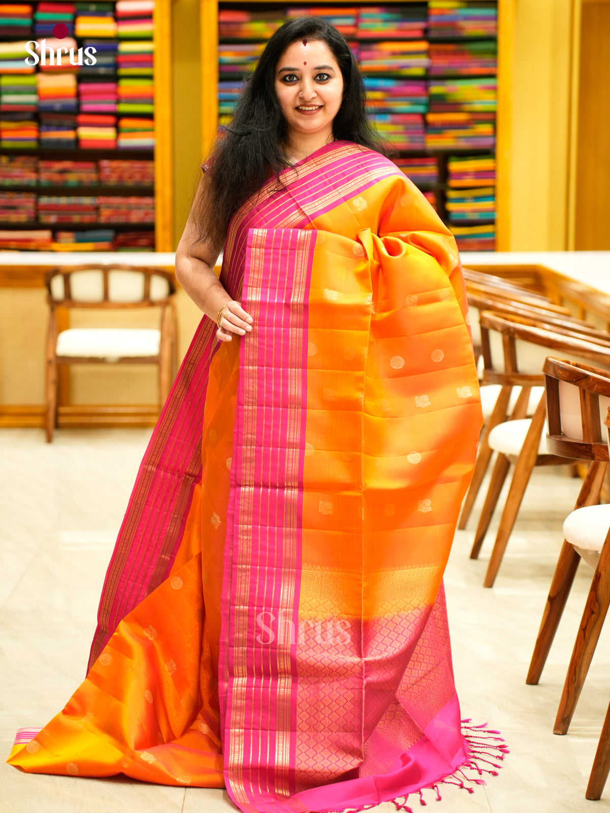Softsilk-halfpure Saree - EES11104 - Shop on Shrus.com