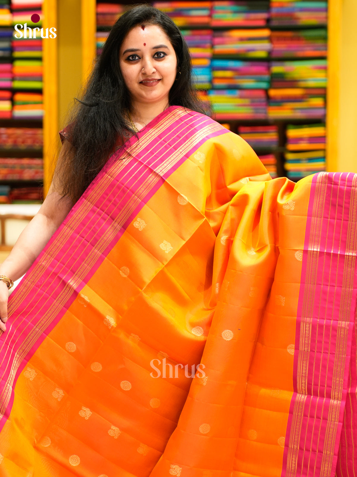 Softsilk-halfpure Saree - EES11104 - Shop on Shrus.com