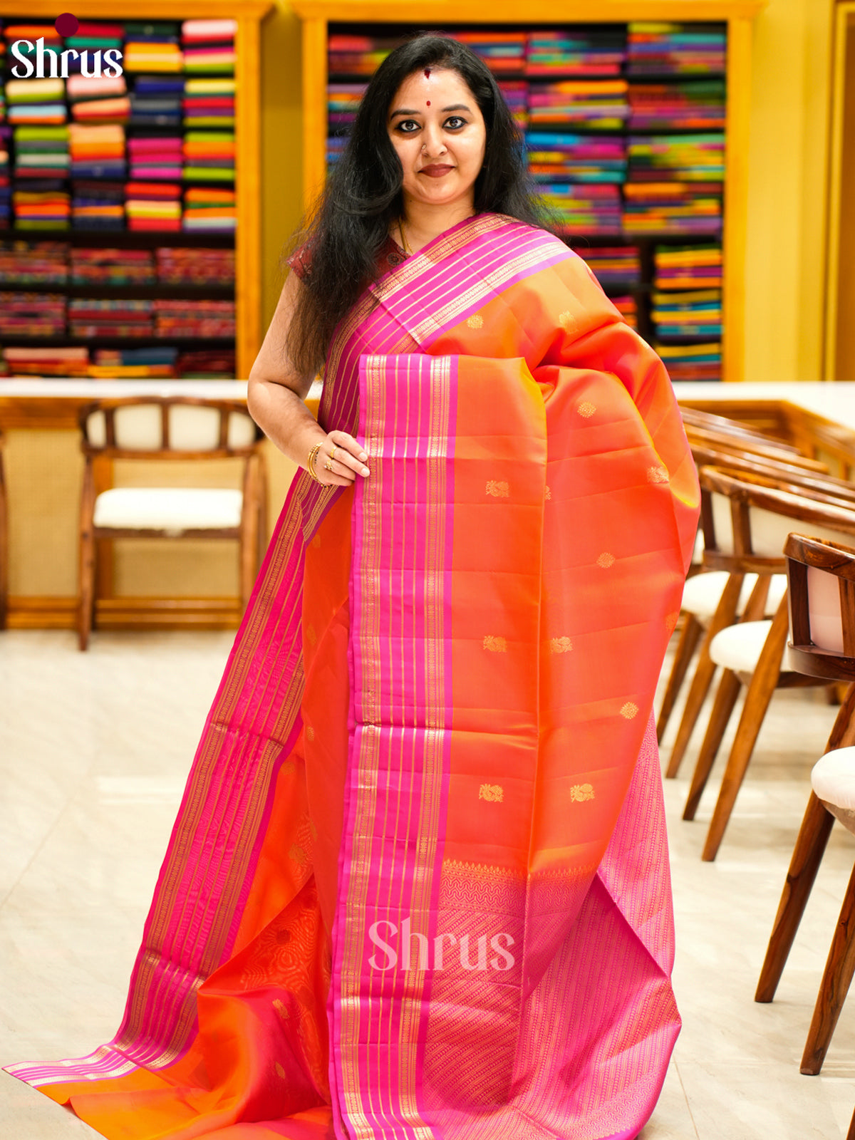 Softsilk-halfpure Saree - EES11105 - Shop on Shrus.com