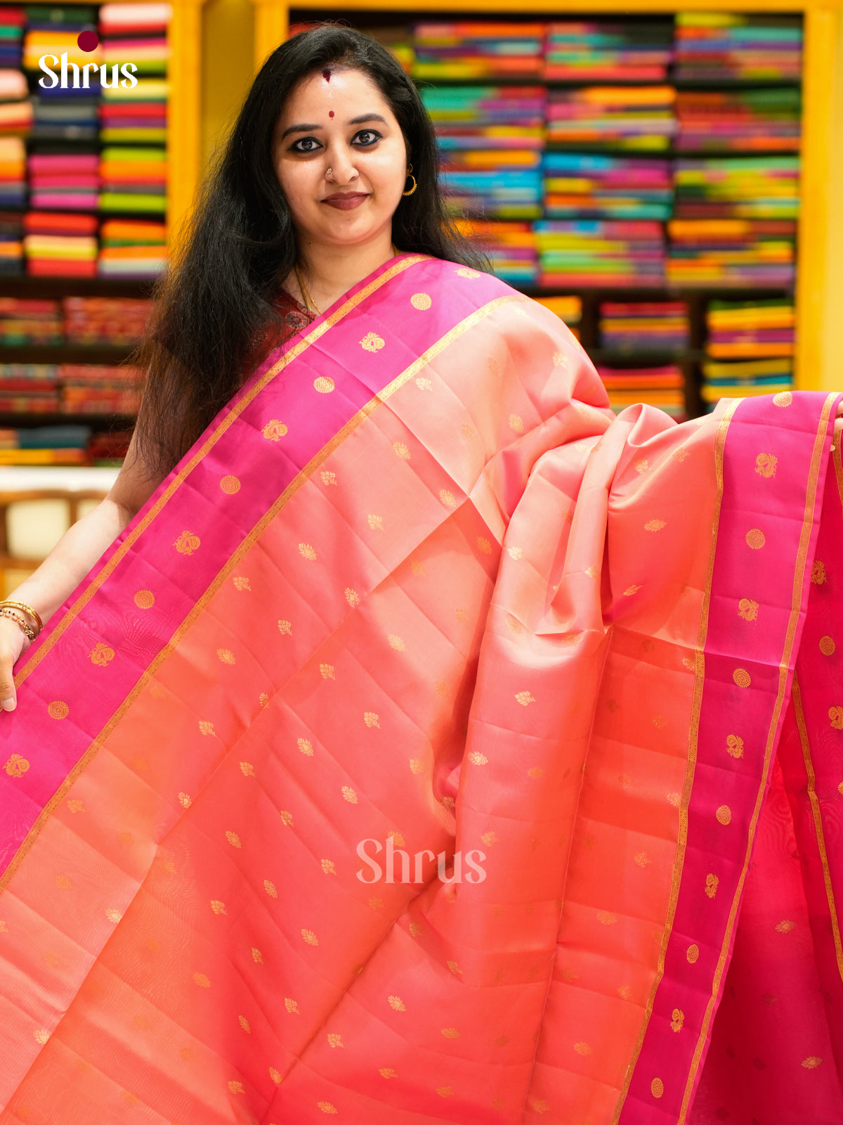 Softsilk-halfpure Saree - EES11106 - Shop on Shrus.com