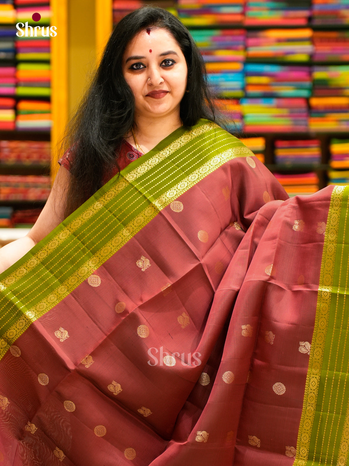 Softsilk-halfpure Saree - EES11108 - Shop on Shrus.com