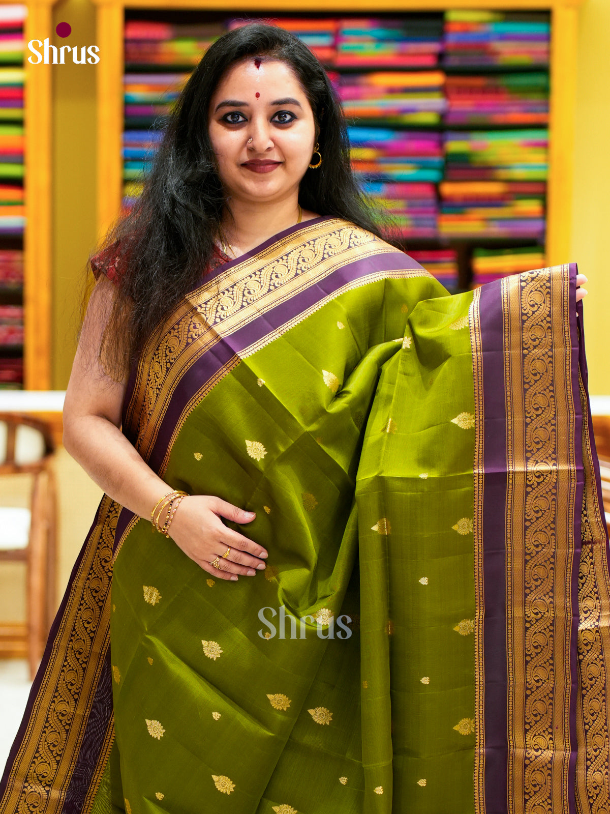 Softsilk-halfpure Saree - EES11110 - Shop on Shrus.com