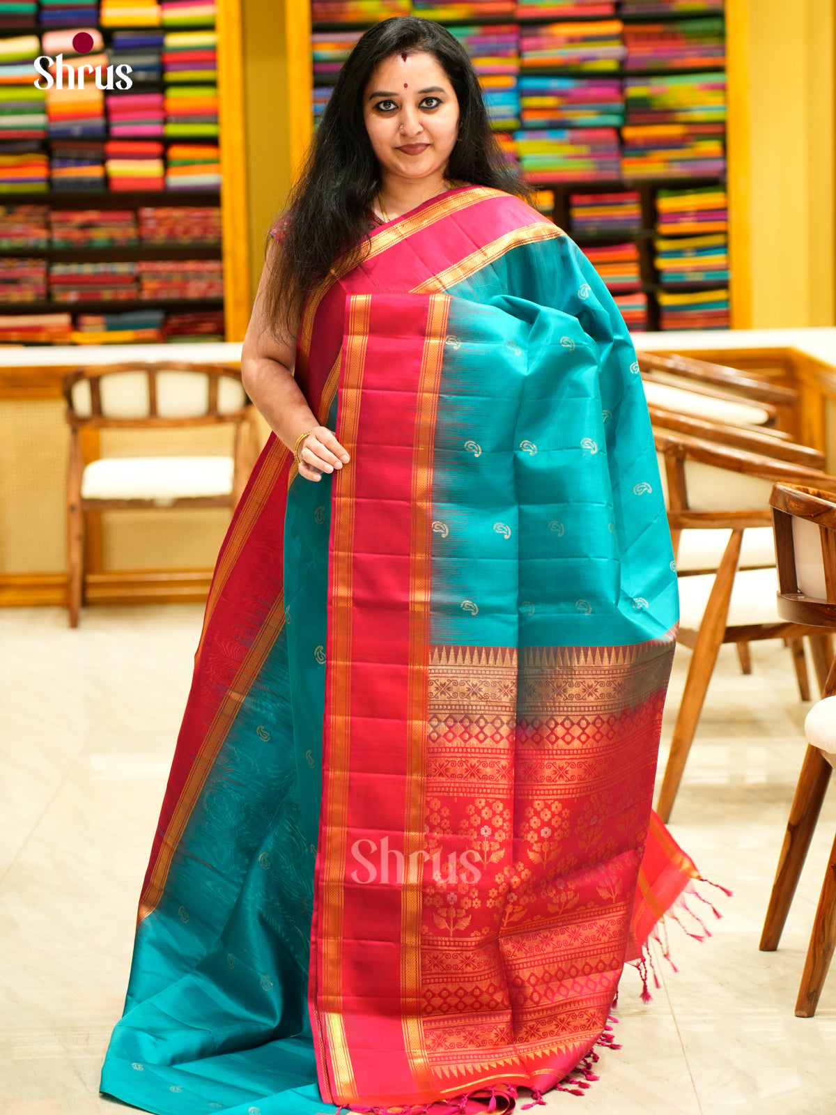 Soft Silk Saree - EES11153 - Shop on Shrus.com