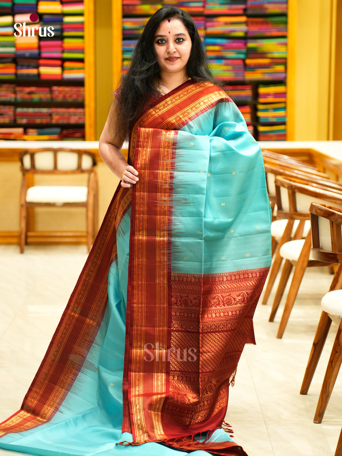 Soft Silk Saree - EES11163 - Shop on Shrus.com