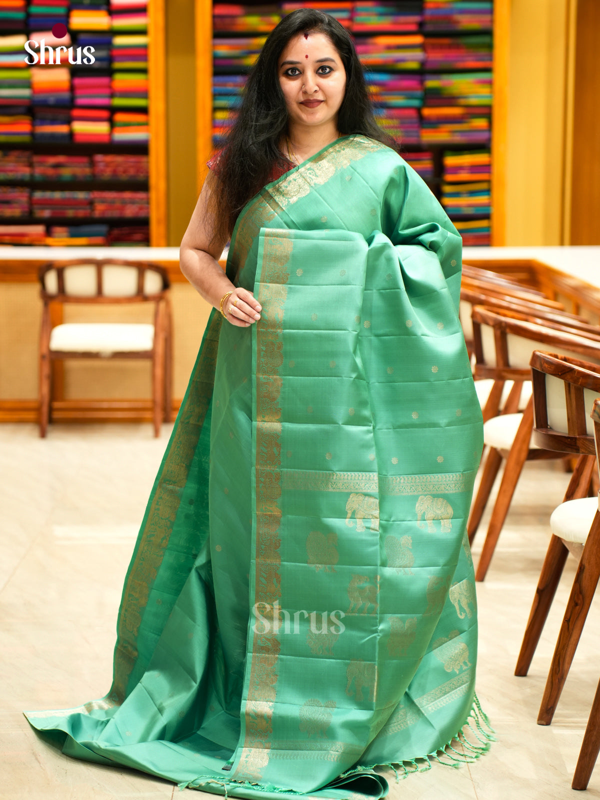 Soft Silk Saree - EES11203 - Shop on Shrus.com
