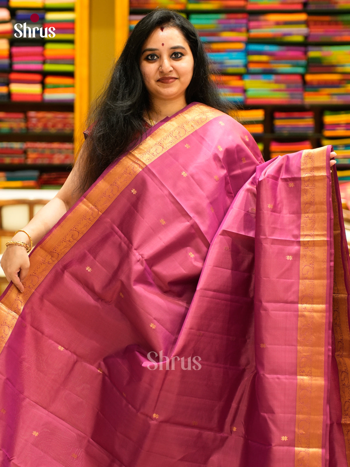 Kanchipuram silk Saree - EES11241 - Shop on Shrus.com