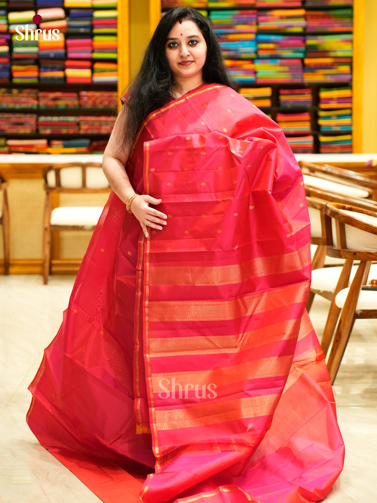 Kanchipuram silk Saree - EES11251 - Shop on Shrus.com