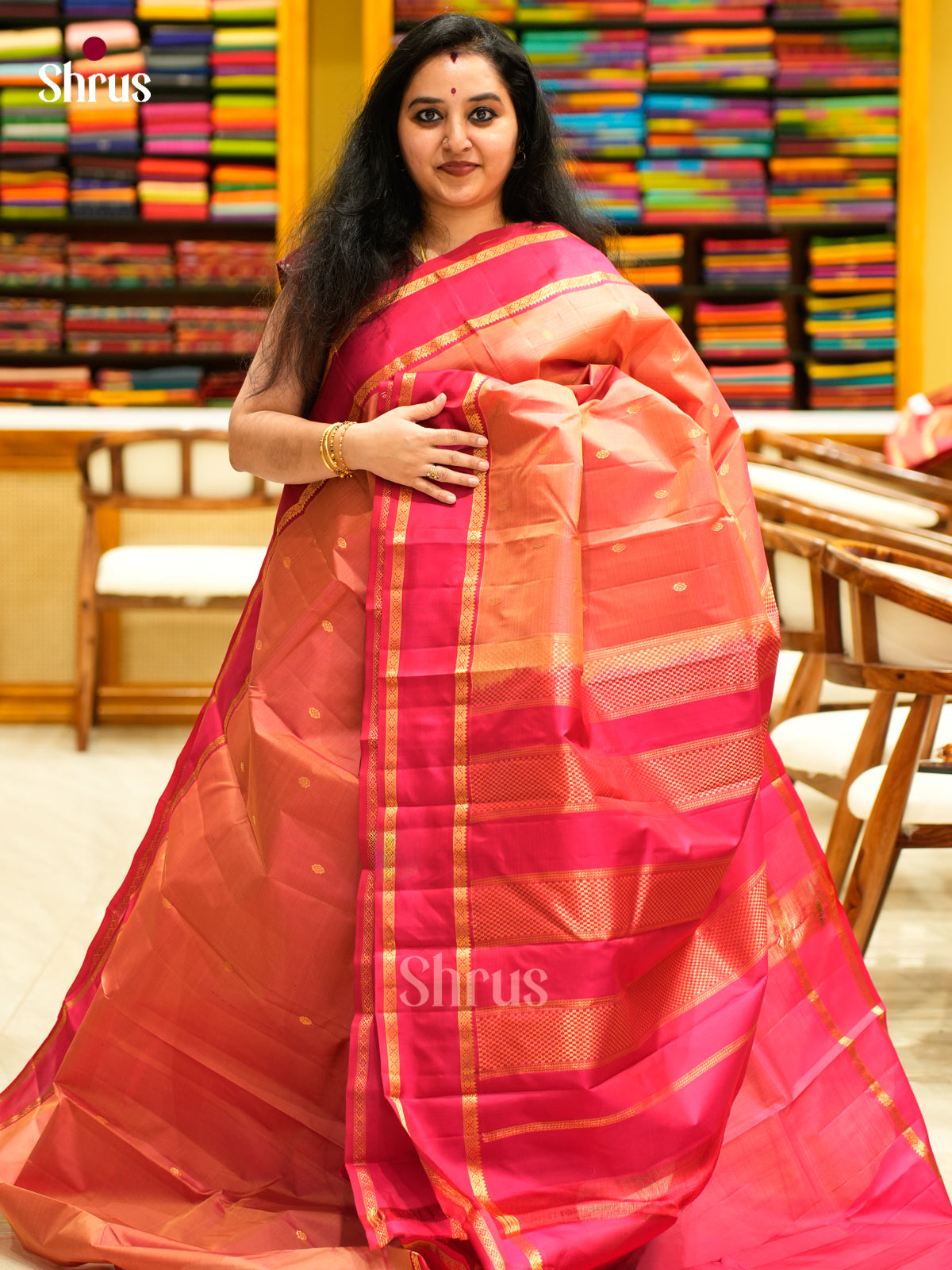 Kanchipuram silk Saree - EES11256 - Shop on Shrus.com