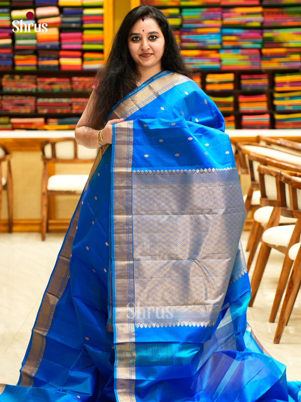 Kanchipuram silk Saree - EES11260 - Shop on Shrus.com