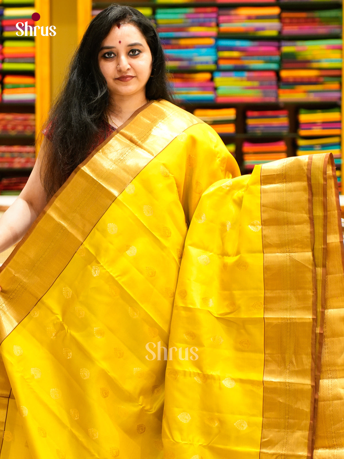 Kanchipuram-halfpure Saree - EES11279 - Shop on Shrus.com