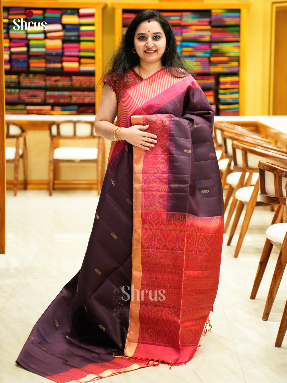 Soft Silk Saree - EES11316 - Shop on Shrus.com
