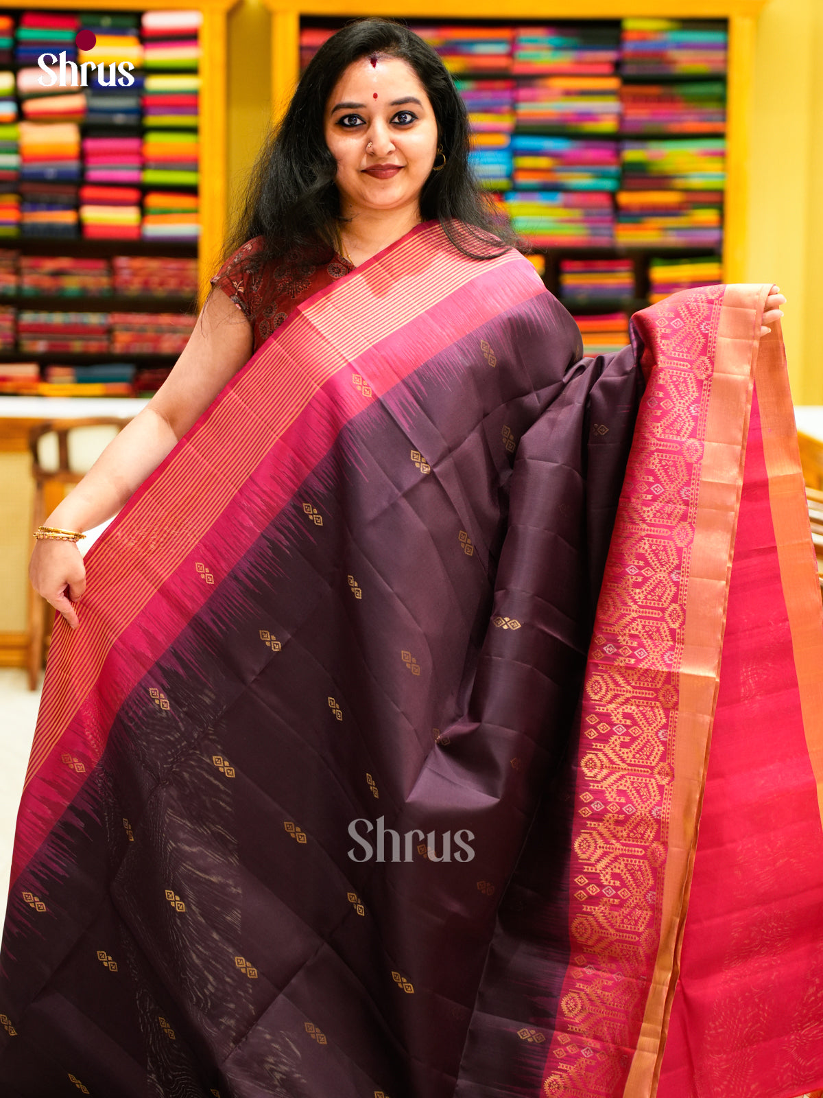 Soft Silk Saree - EES11316 - Shop on Shrus.com