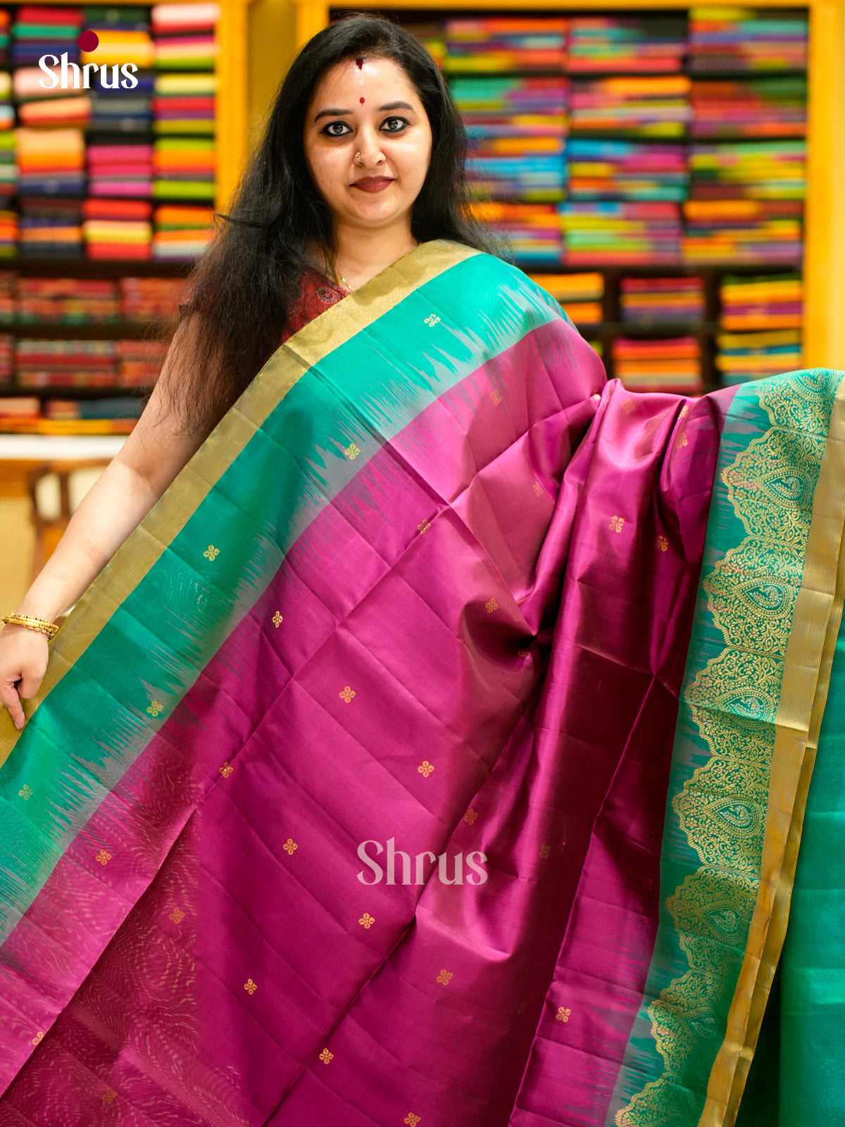 Soft Silk Saree - EES11321 - Shop on Shrus.com