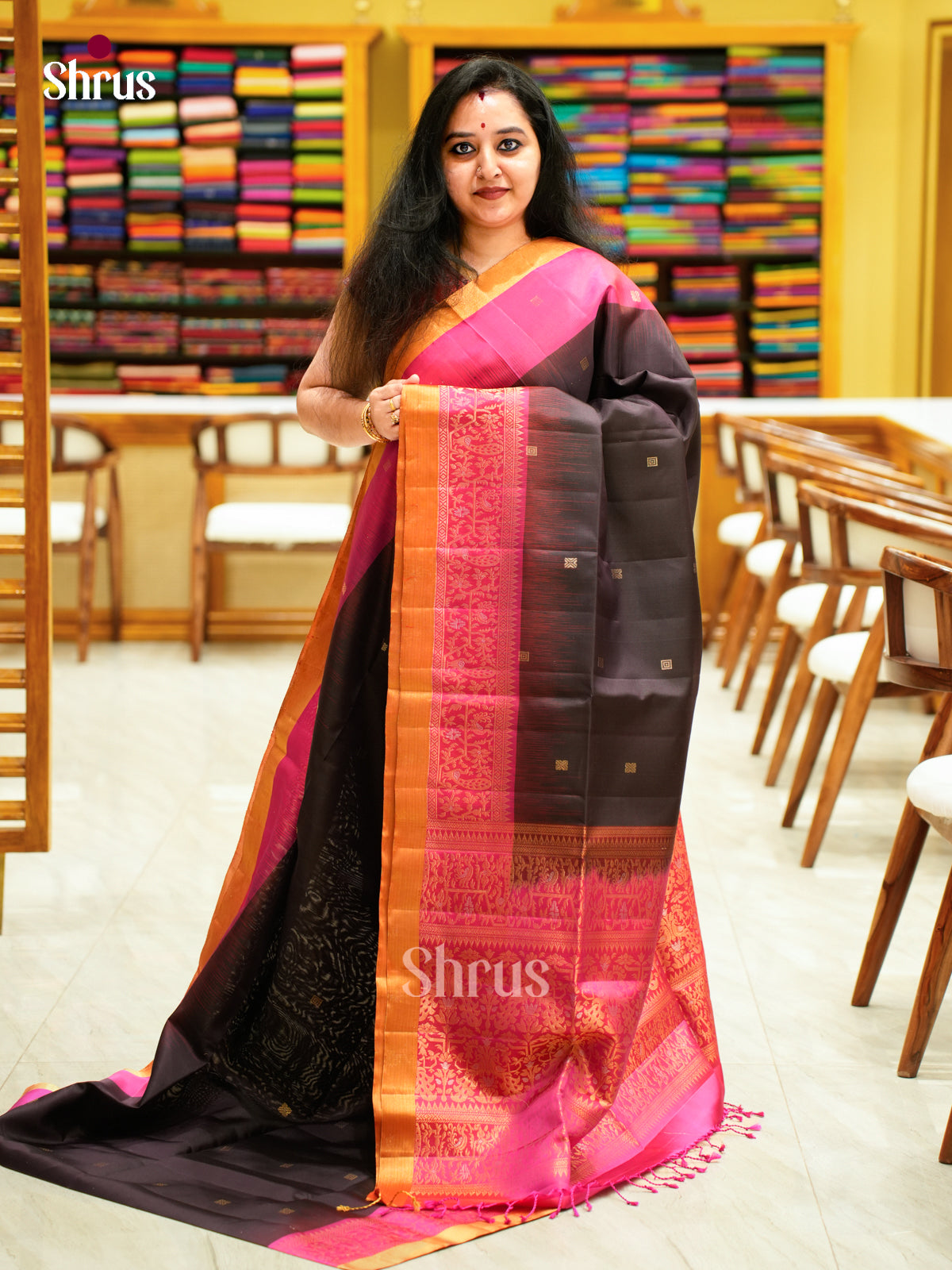 Soft Silk Saree - EES11322 - Shop on Shrus.com