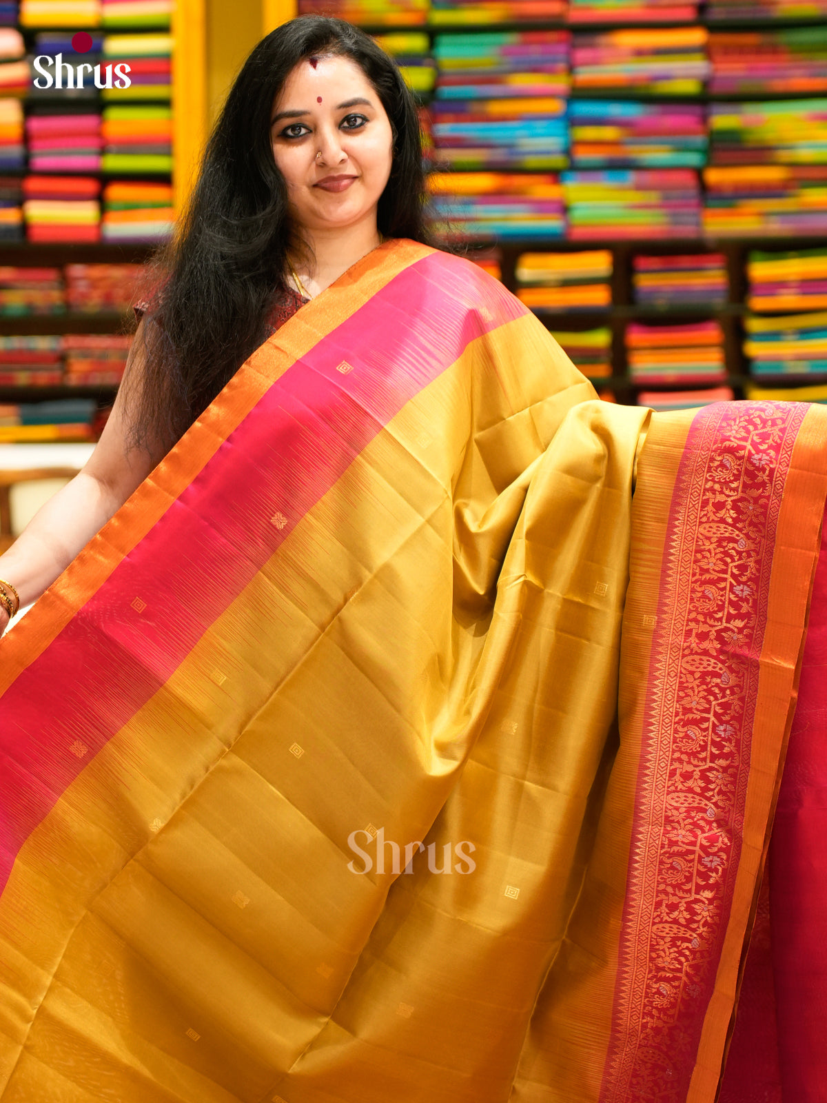Soft Silk Saree - EES11323 - Shop on Shrus.com