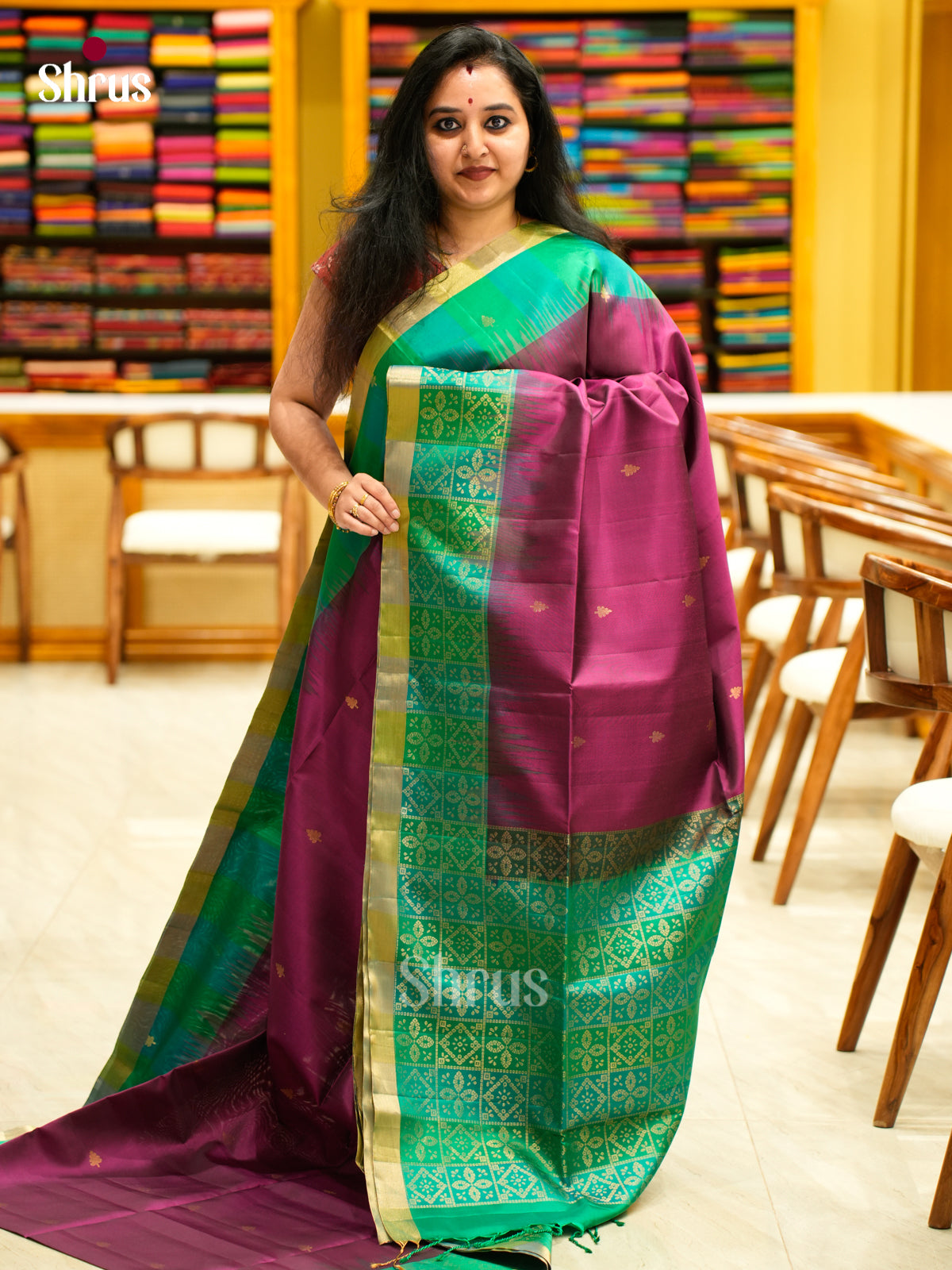 Soft Silk Saree - EES11332 - Shop on Shrus.com