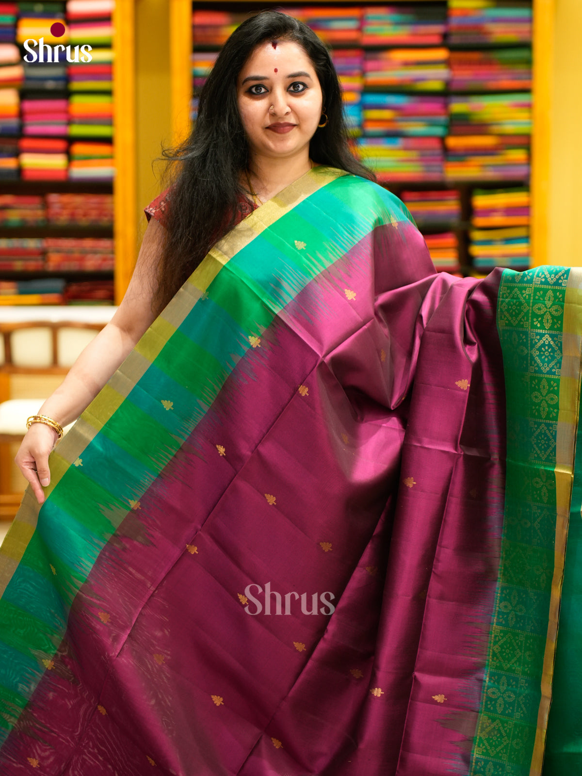 Soft Silk Saree - EES11332 - Shop on Shrus.com
