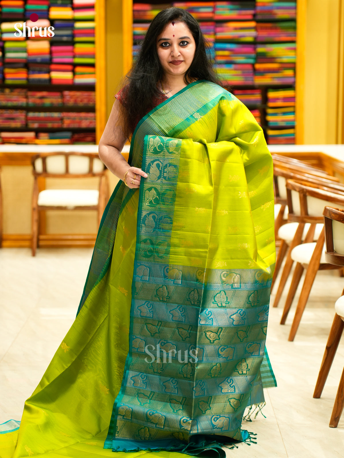 Soft Silk Saree - EES11337 - Shop on Shrus.com