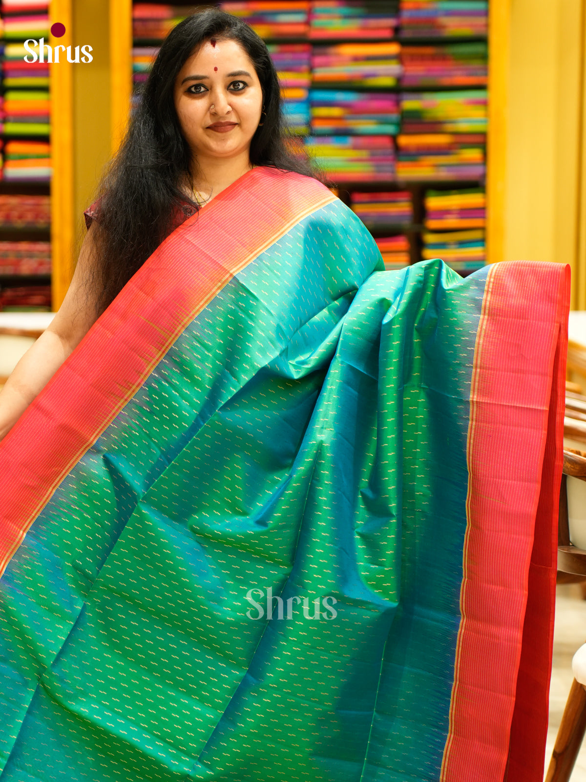 Soft Silk Saree - EES11358 - Shop on Shrus.com