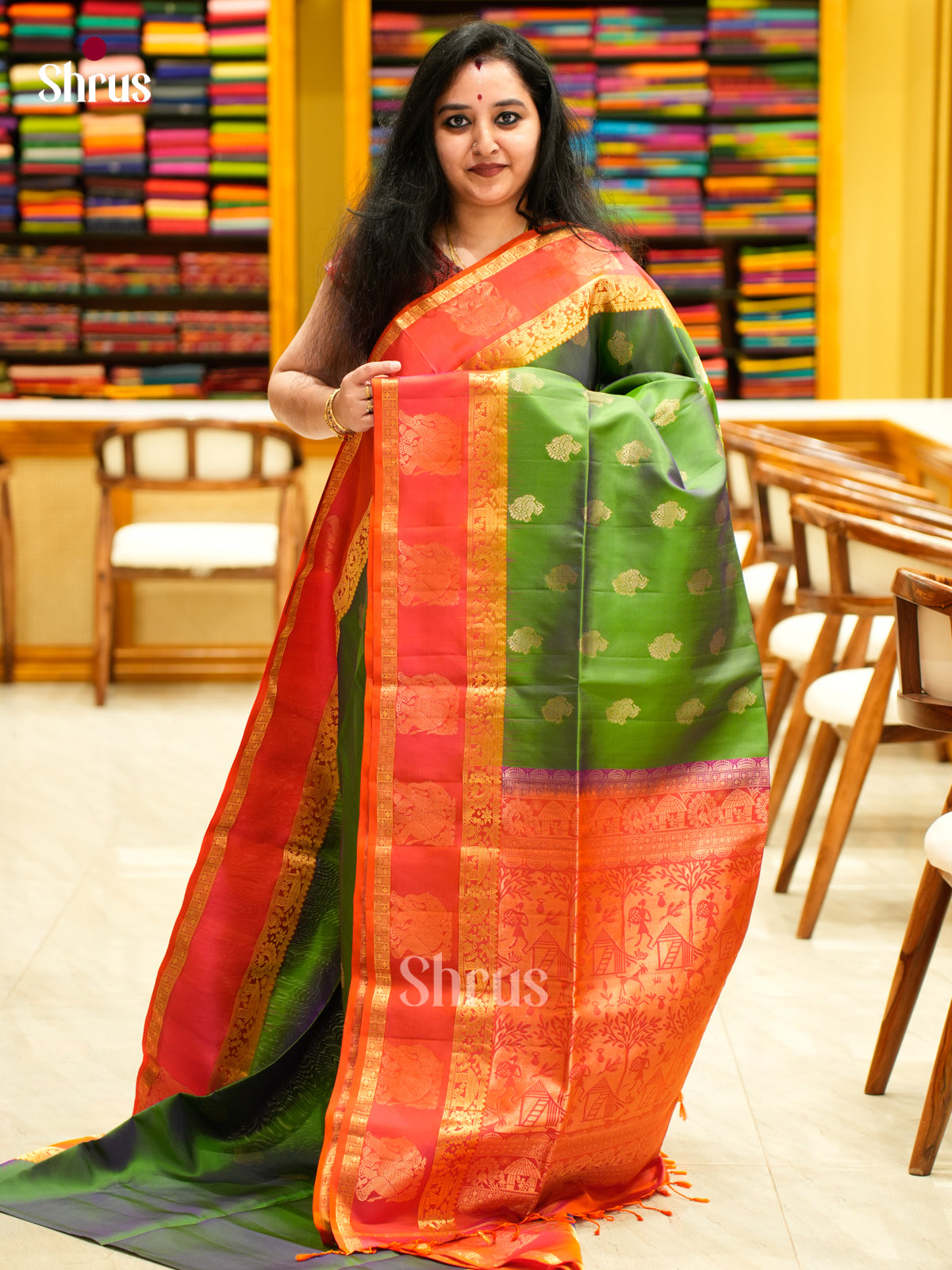 Soft Silk Saree - EES11369 - Shop on Shrus.com