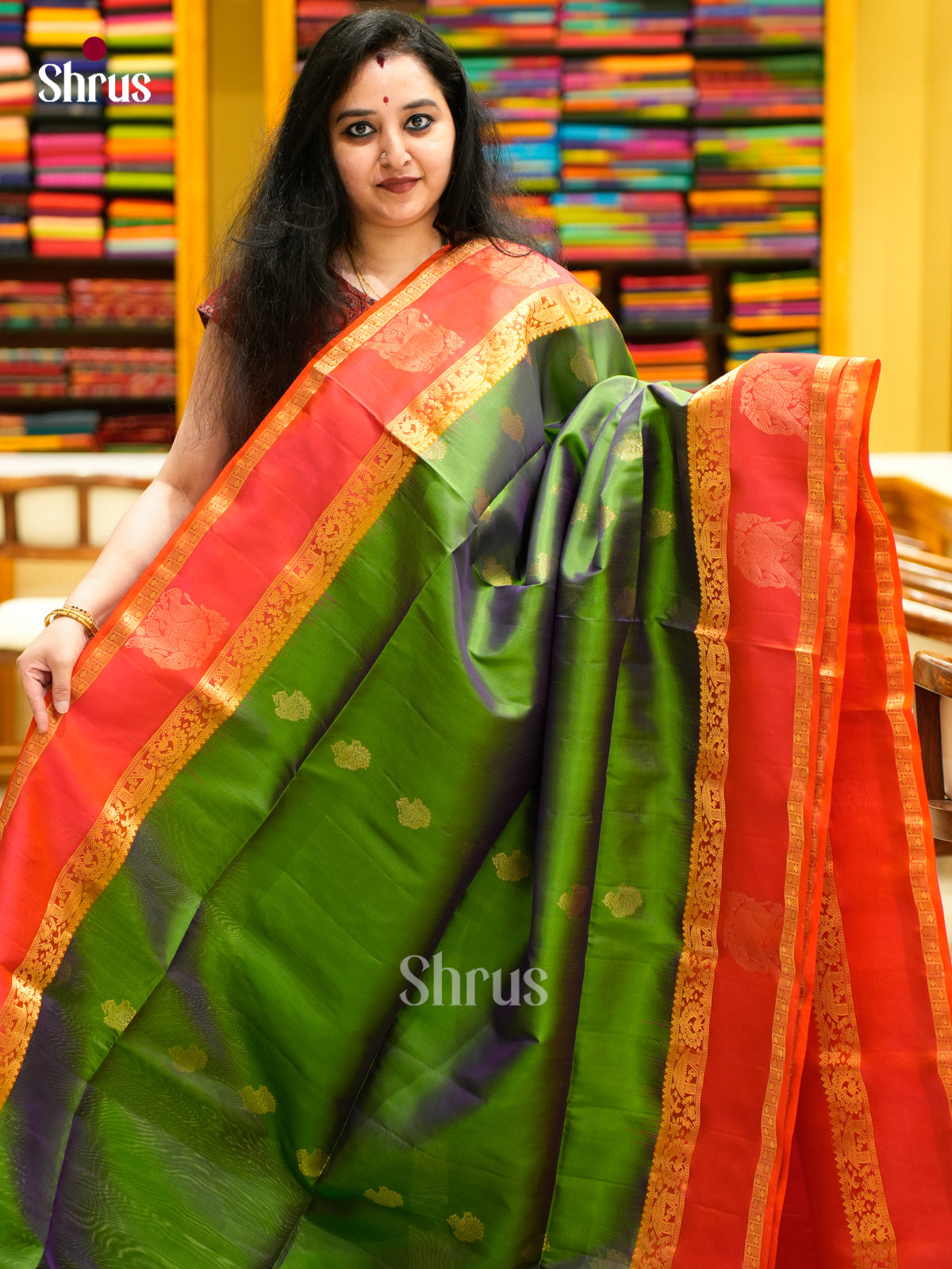 Soft Silk Saree - EES11369 - Shop on Shrus.com