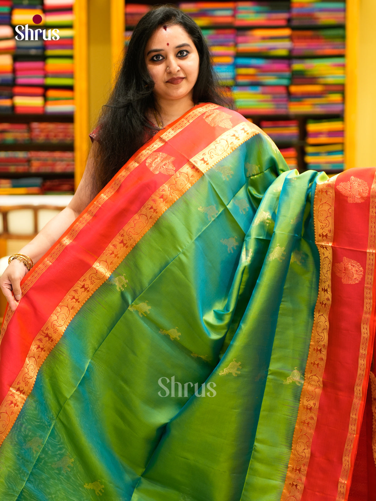 Soft Silk Saree - EES11370 - Shop on Shrus.com